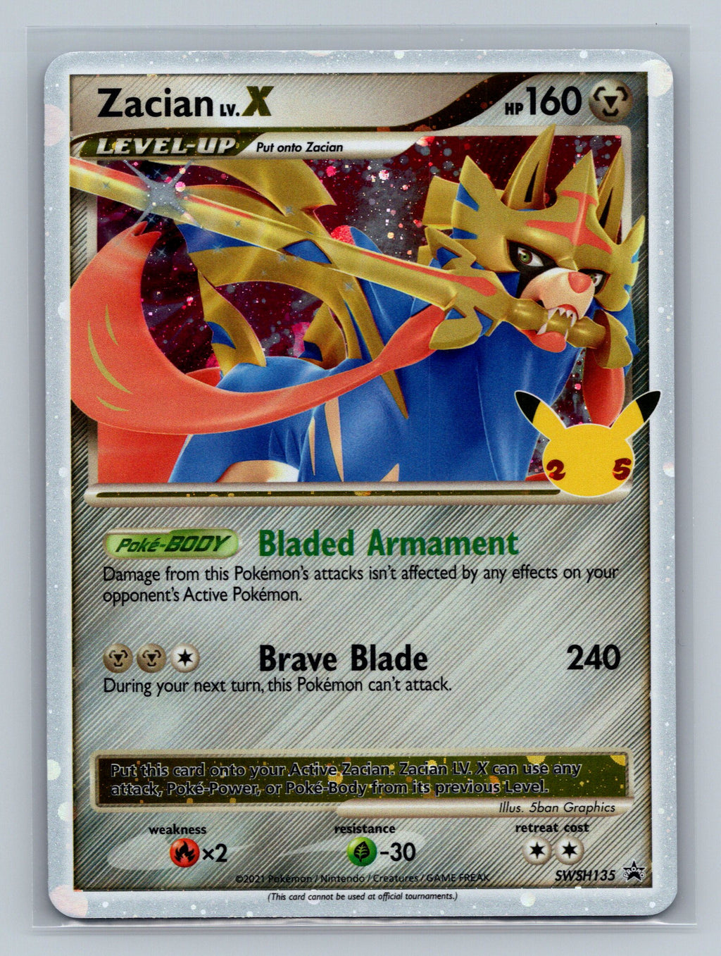 Zacian LV. X - SWSH135