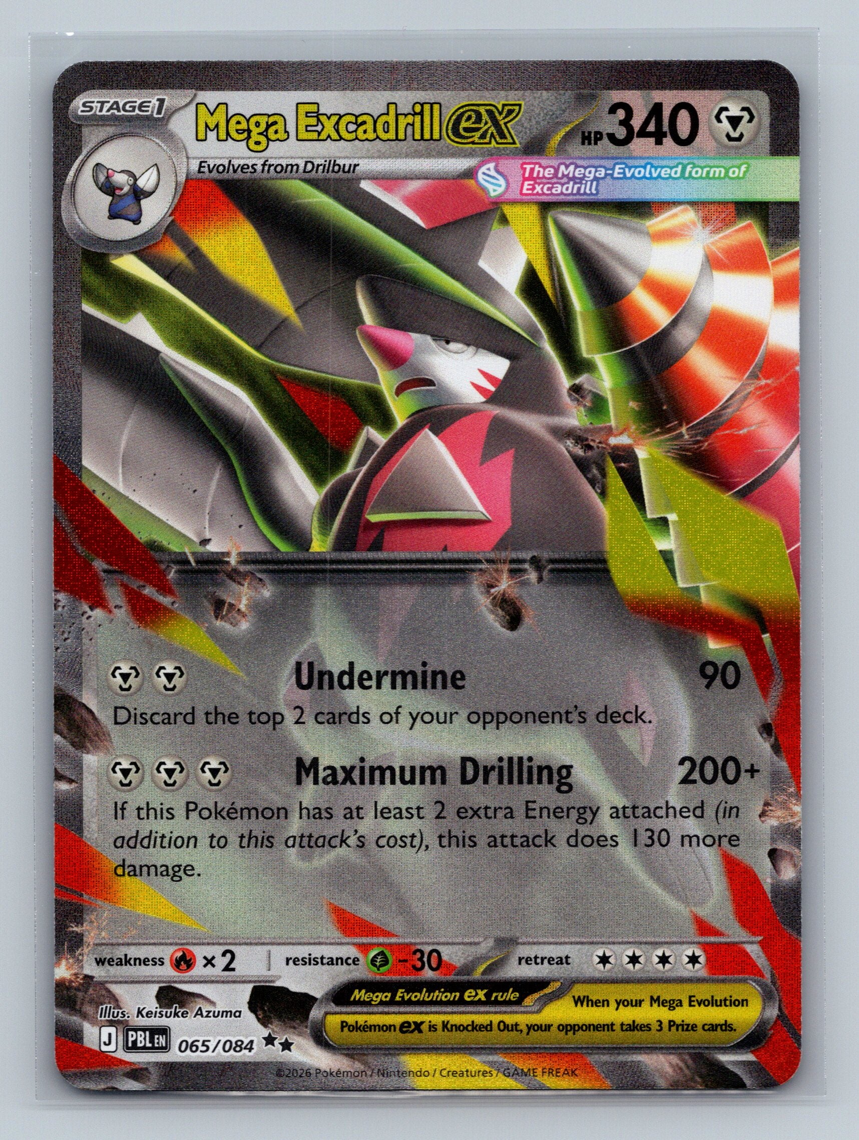 Mega Excadrill ex - 065/084