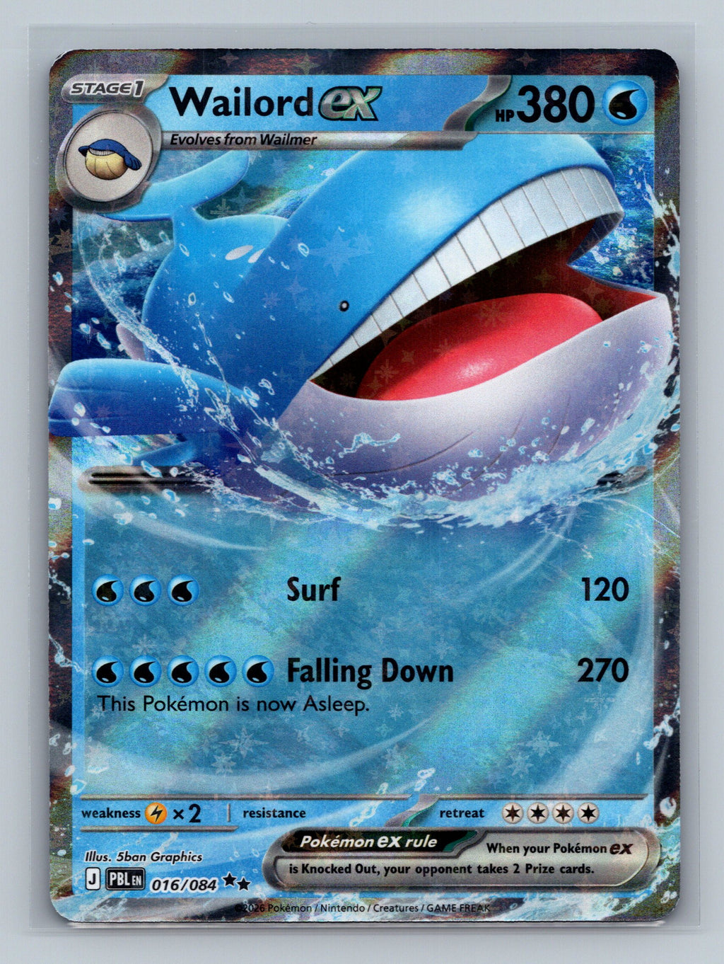 Wailord ex - 016/084
