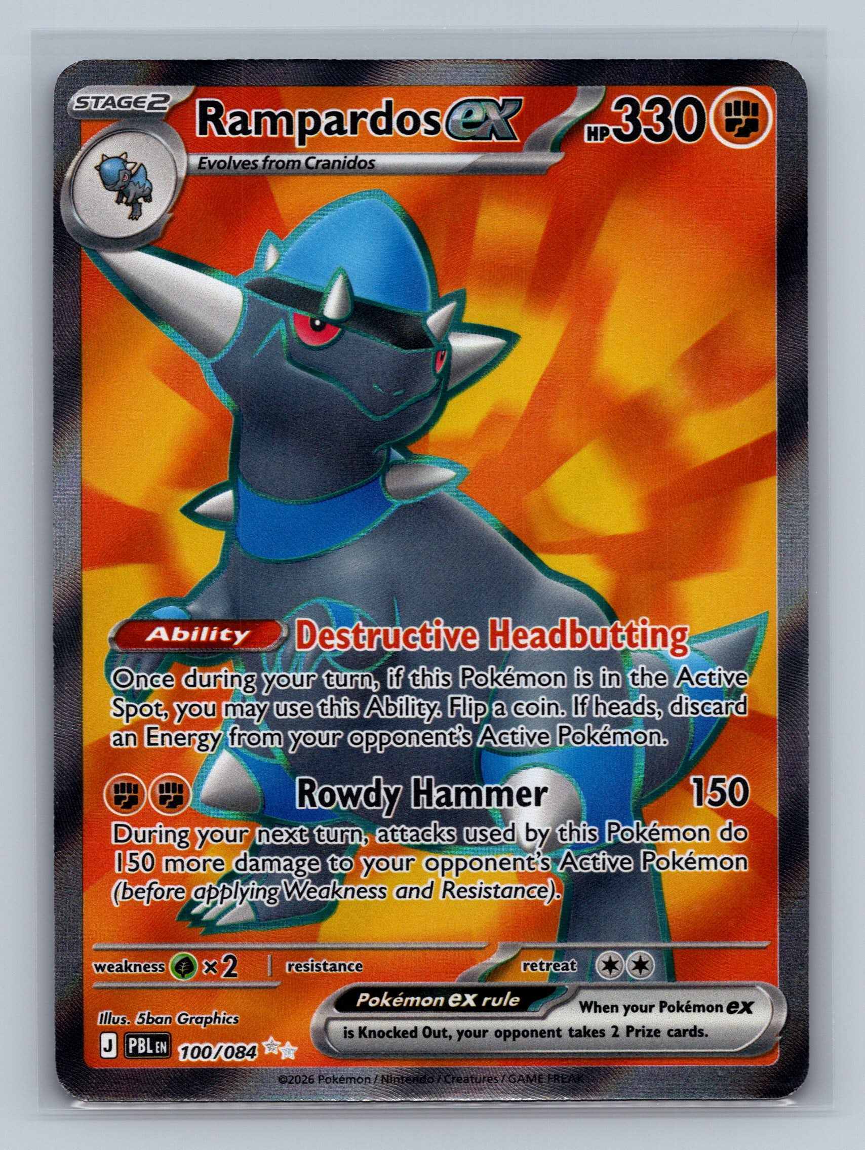 Rampardos ex - 100/084