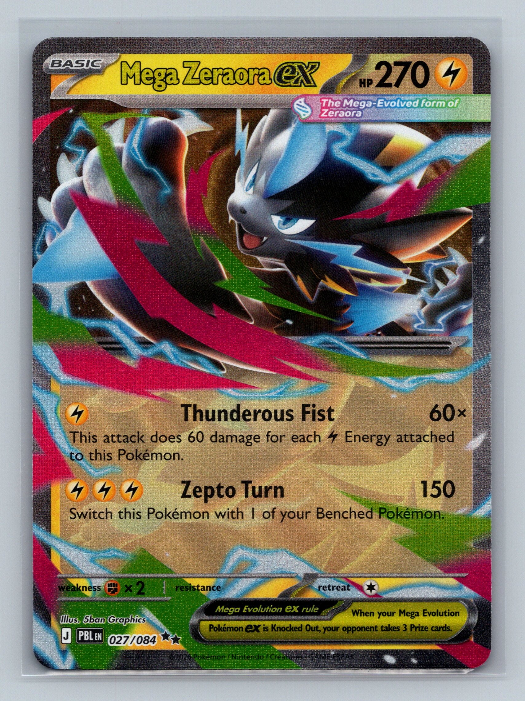 Mega Zeraora ex - 027/084