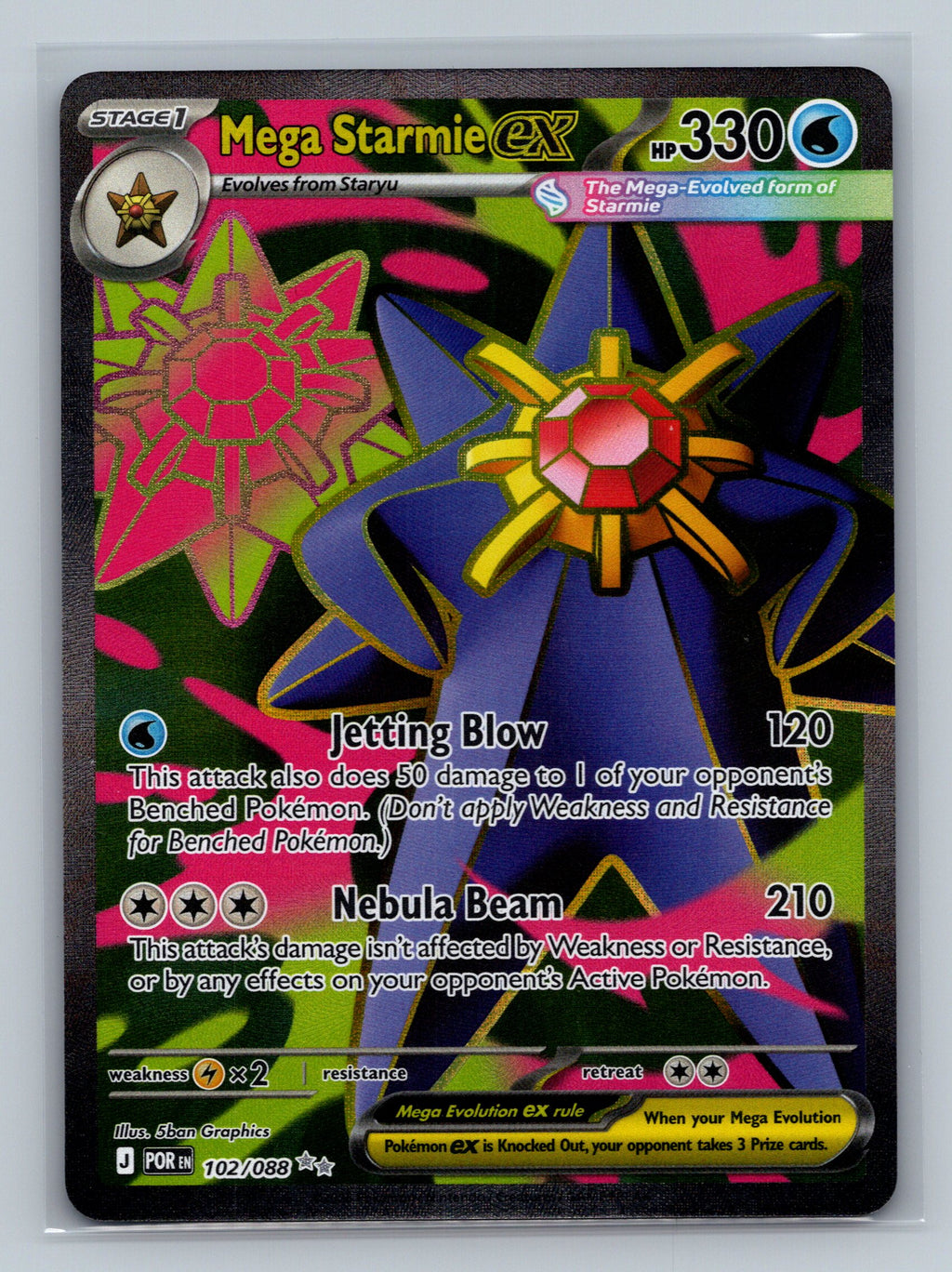 Mega Starmie ex - 102/088