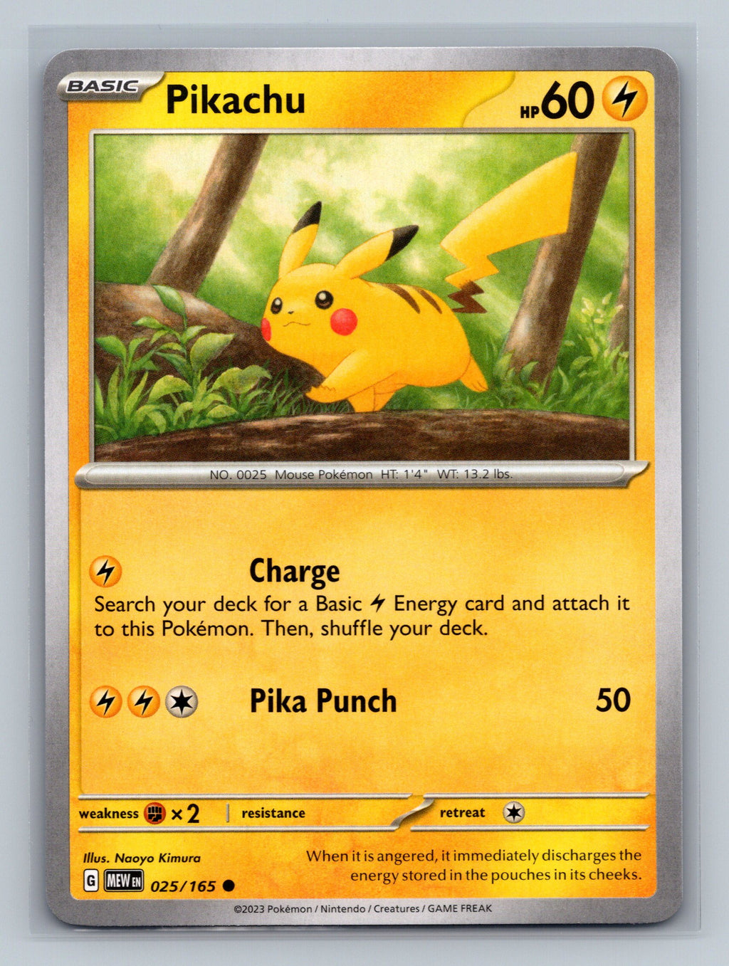 Pikachu - 025/165