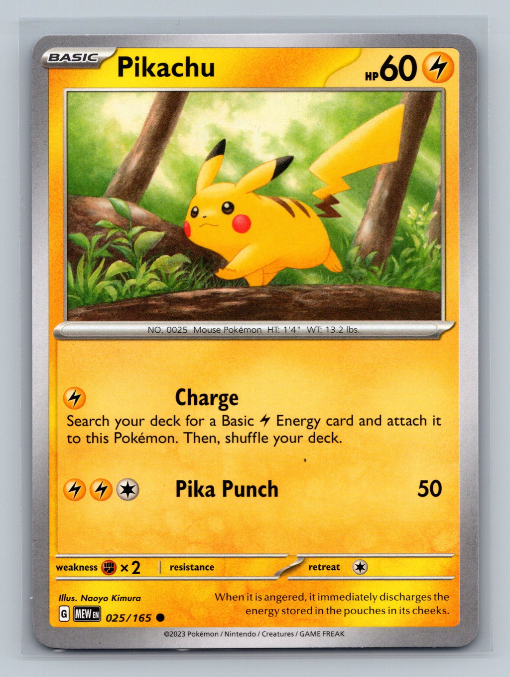 Pikachu - 025/165