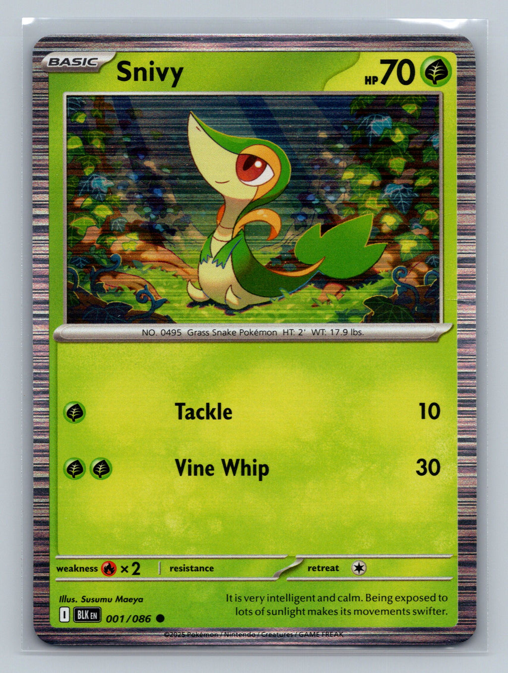 Snivy - 001/086 (Unova Poster Collection)
