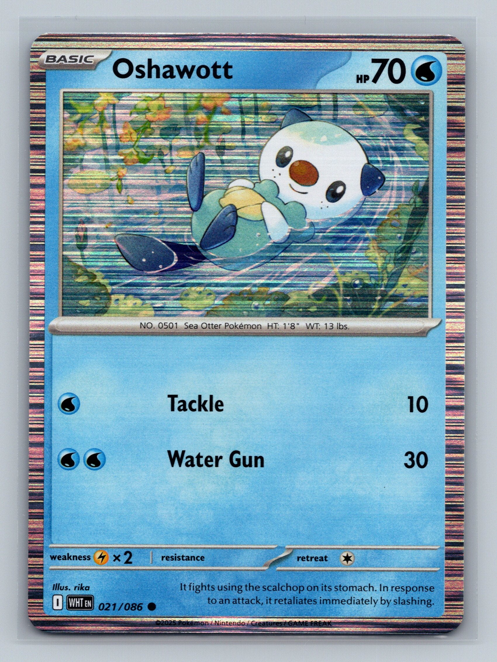 Oshawott - 021/086 (Unova Poster Collection)