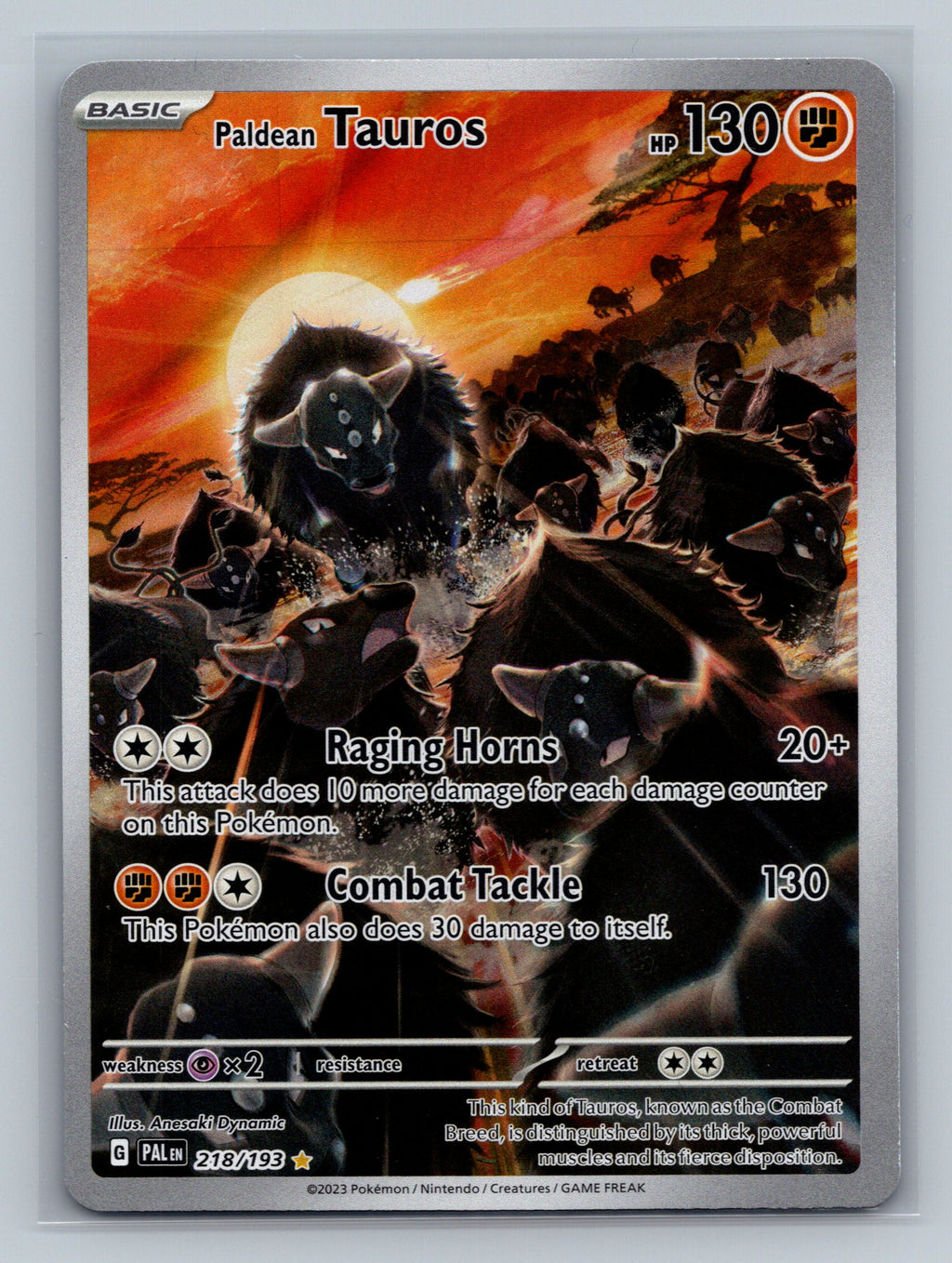 Paldean Tauros - 218/193