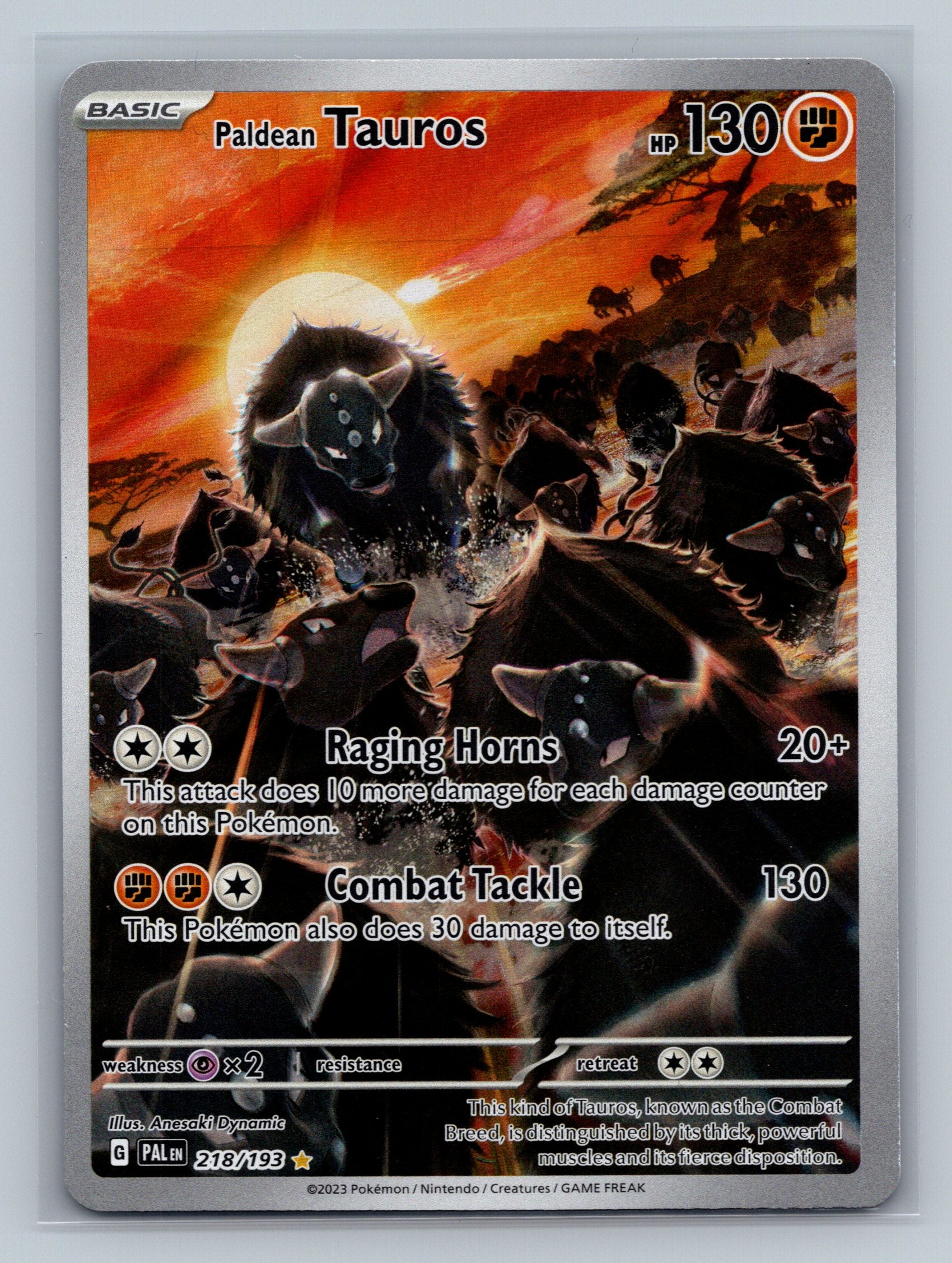Paldean Tauros - 218/193
