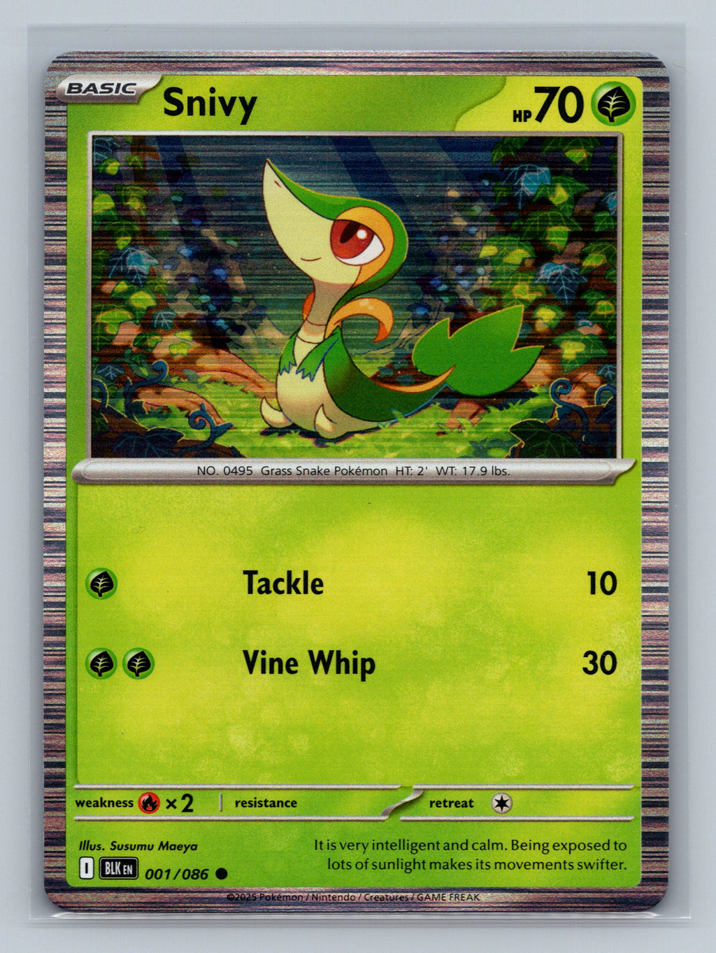 Snivy - 001/086 (Unova Poster Collection)