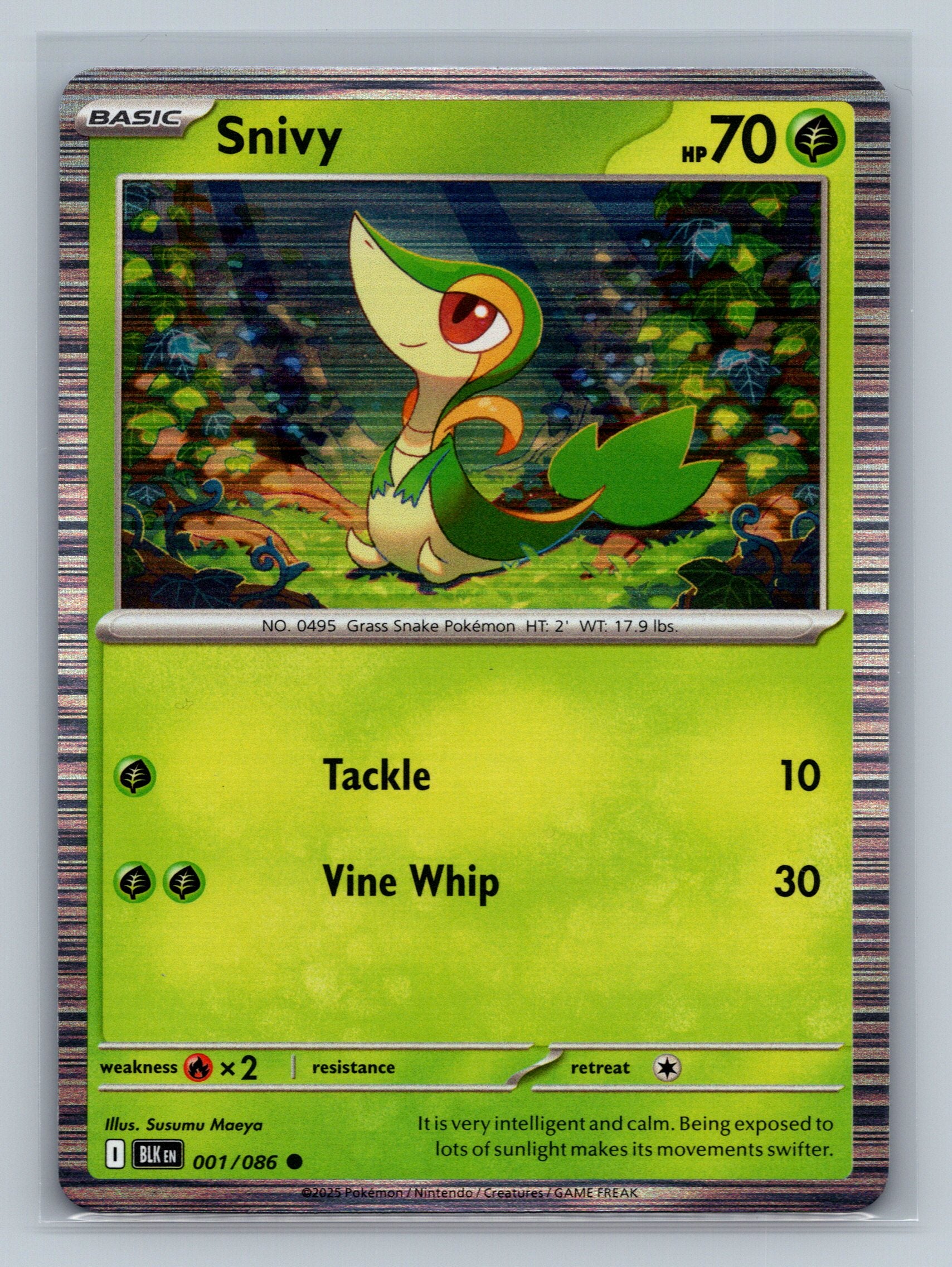 Snivy - 001/086 (Unova Poster Collection)