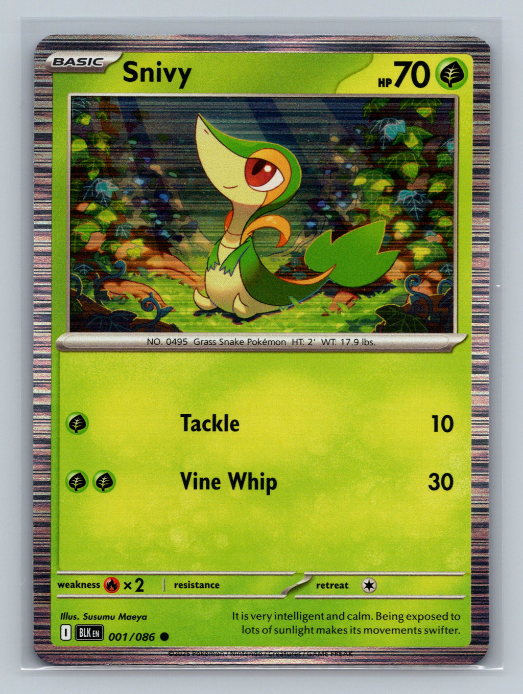 Snivy - 001/086 (Unova Poster Collection)