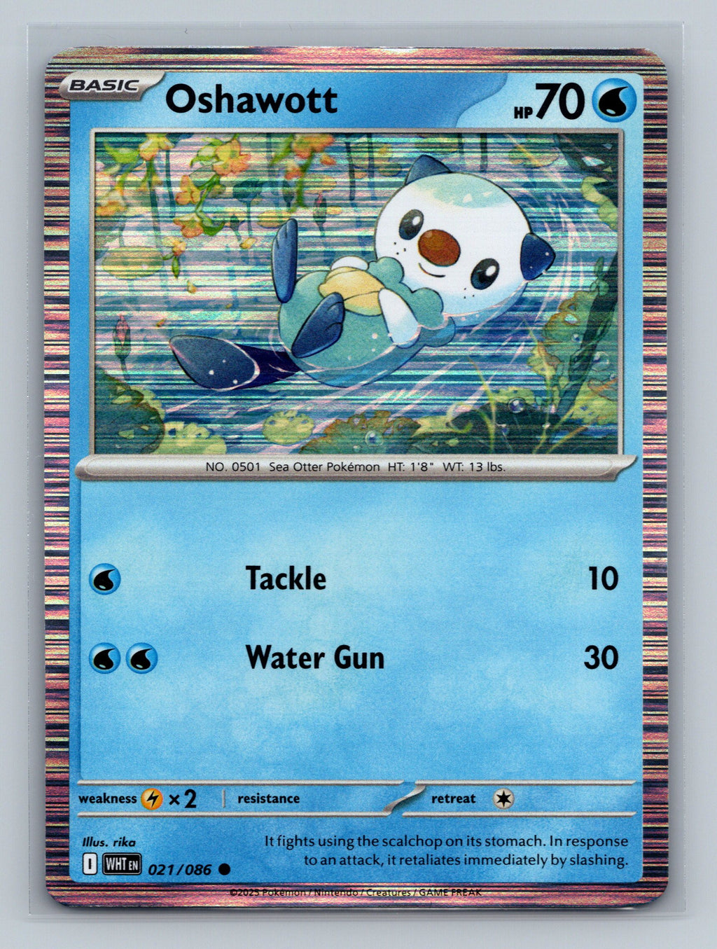 Oshawott - 021/086 (Unova Poster Collection)