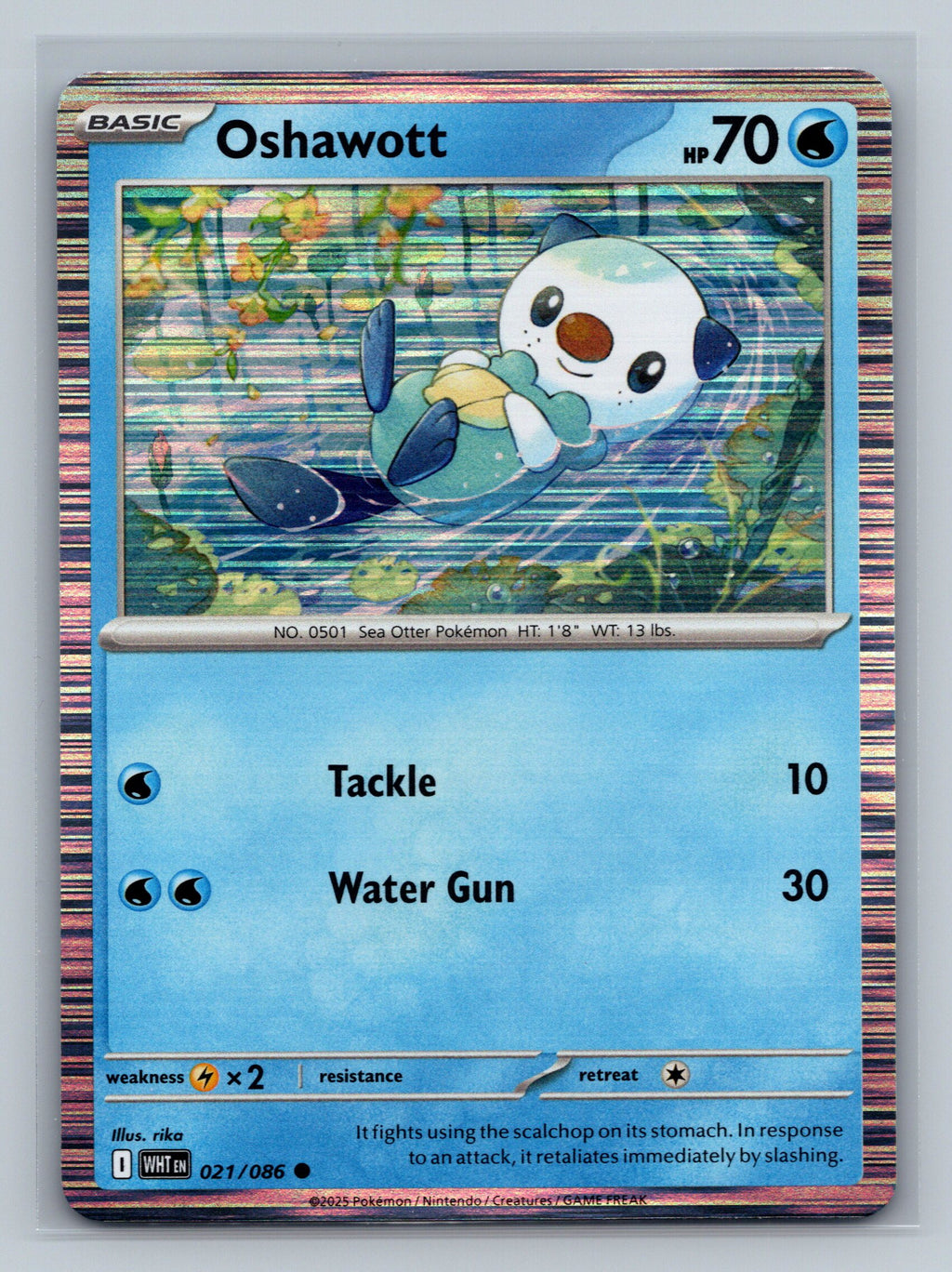 Oshawott - 021/086 (Unova Poster Collection)