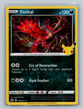 Yveltal 019/025 CLB Pokemon Card English Holofoil Lightly Played