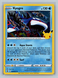 Kyogre 003/025 CLB Pokemon Card English Holofoil Lightly Played