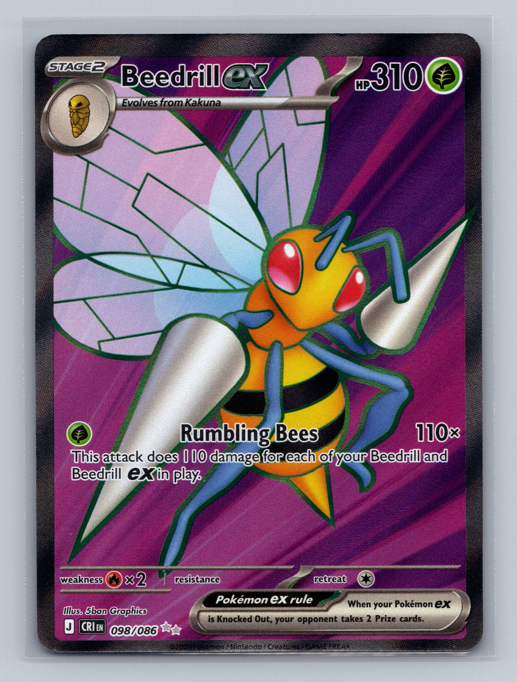 Beedrill ex - 098/086