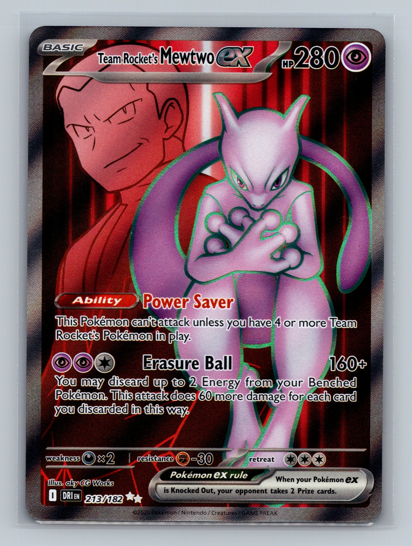 Team Rocket's Mewtwo ex - 213/182
