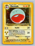 Electrode (2) 02/64 JU Pokemon Card English Unlimited Holofoil Moderately Played
