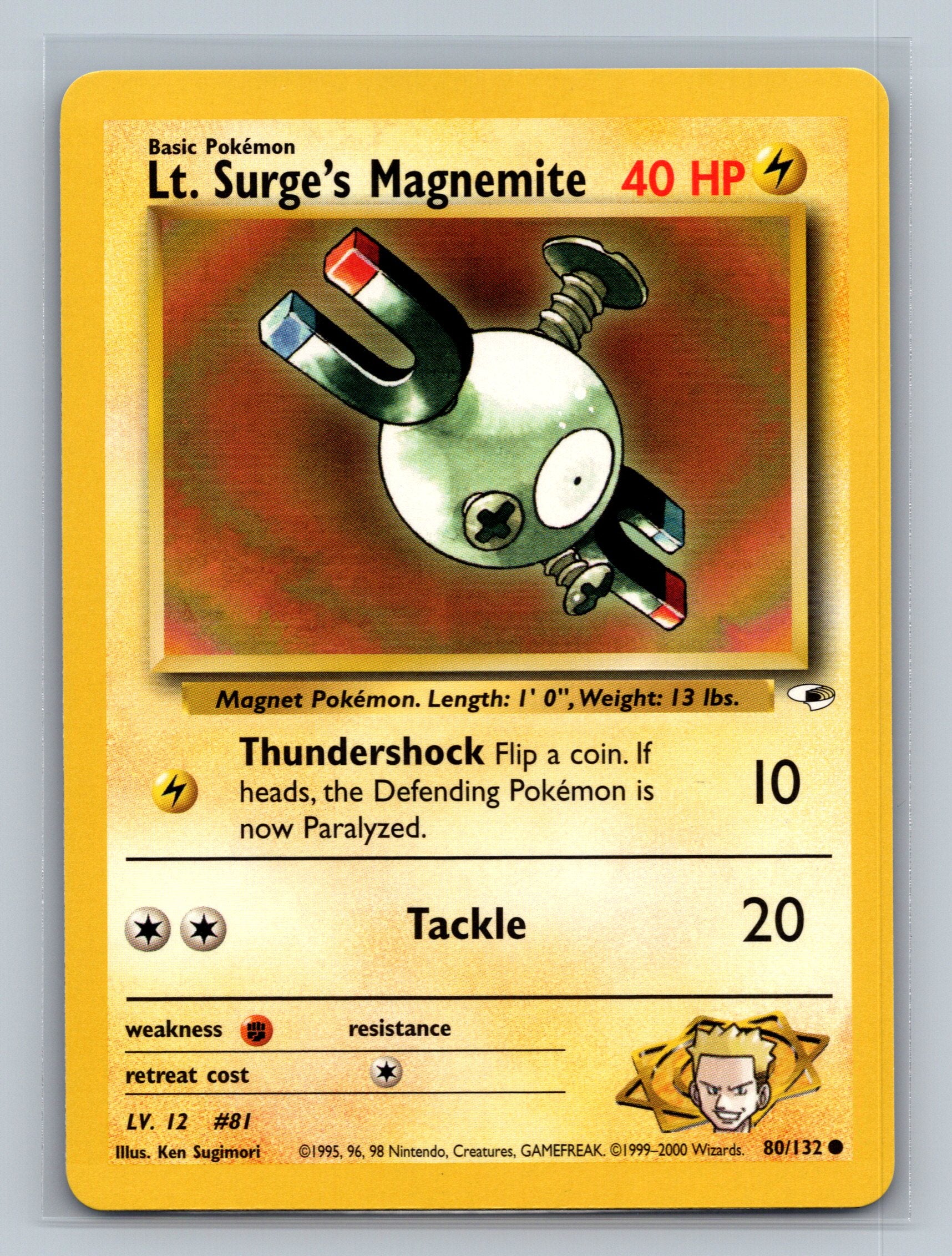 Lt. Surge's Magnemite (80)