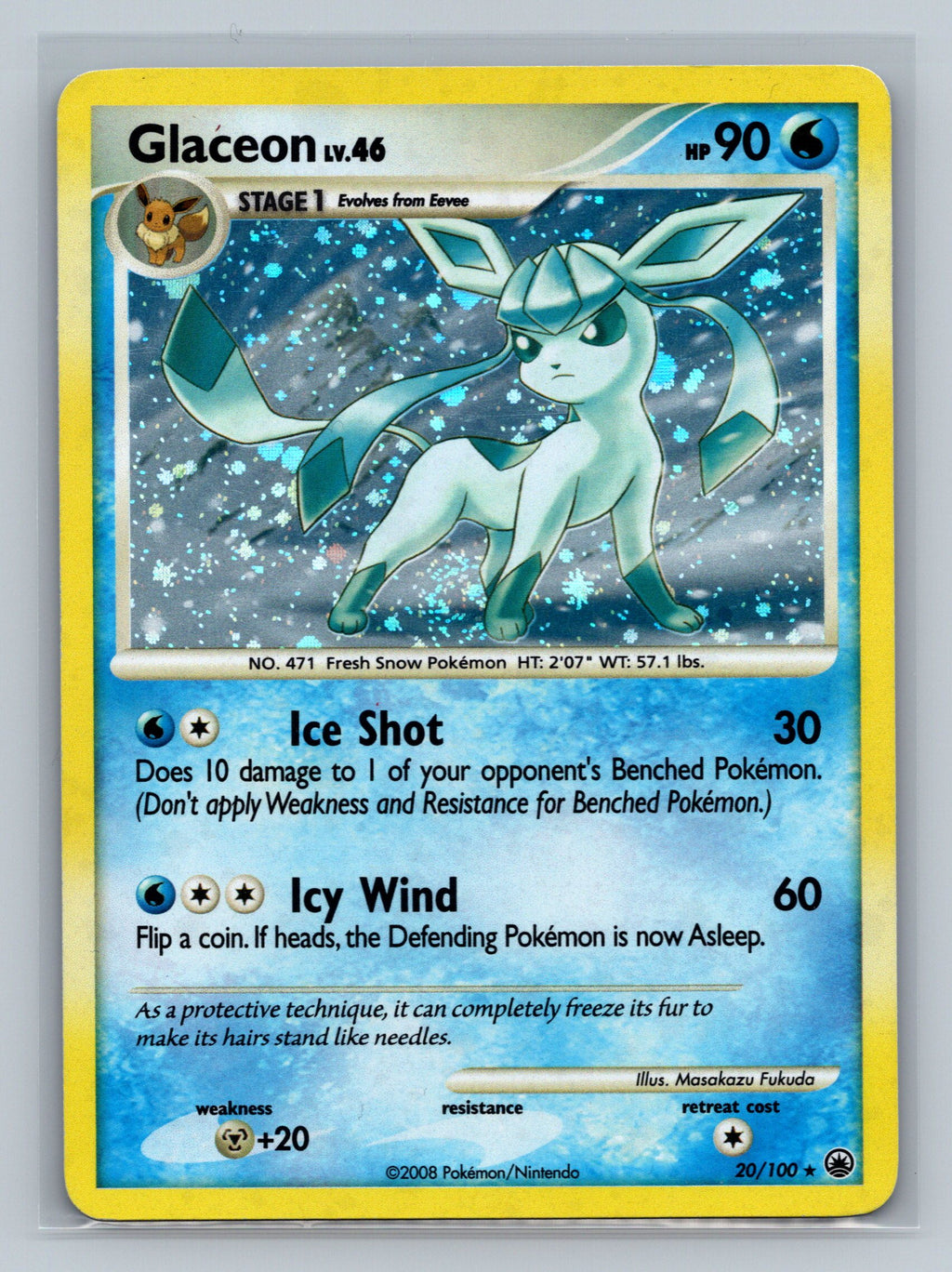 Glaceon - 20/100 (DP Majestic Dawn)