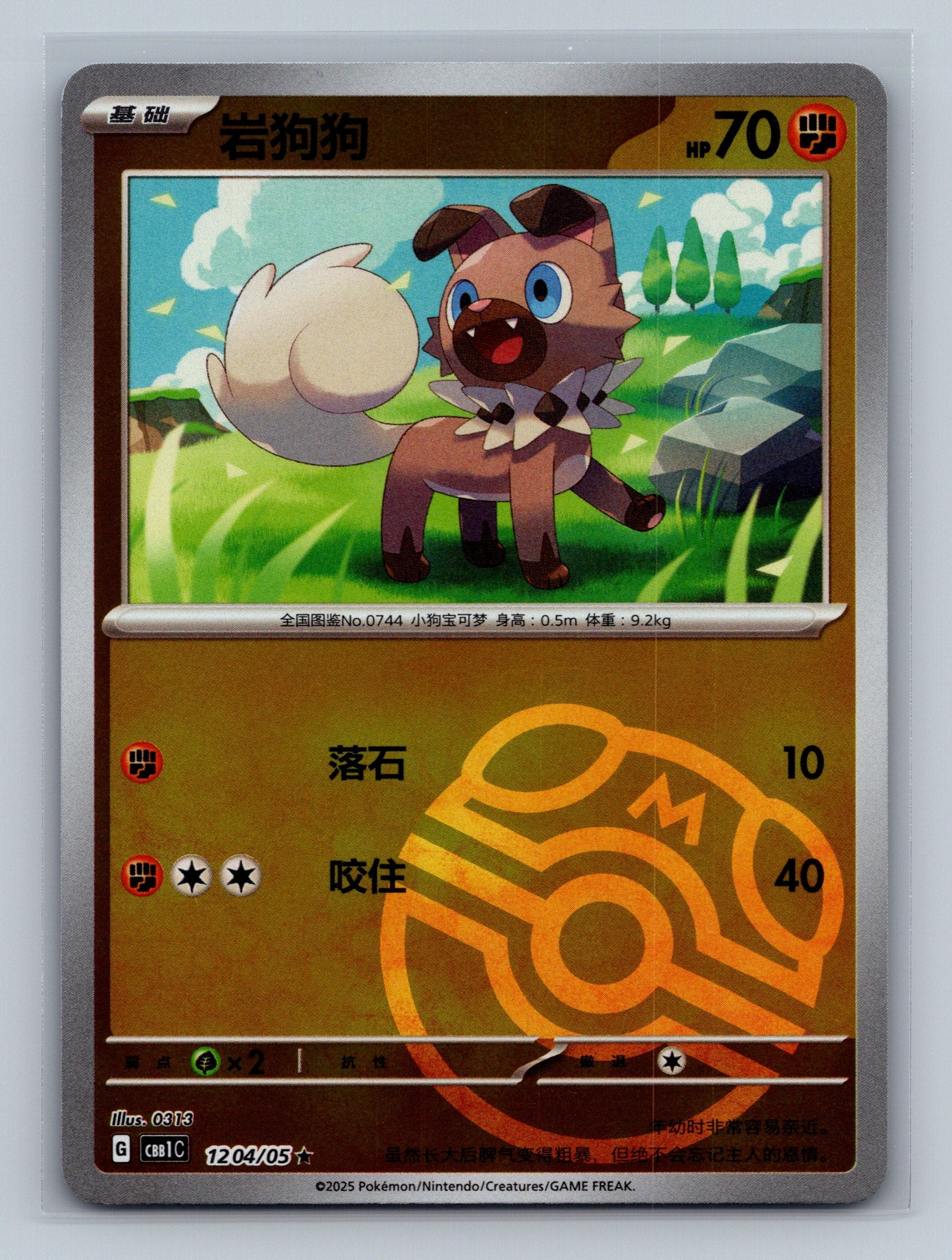 Rockruff (Masterball) - 1204