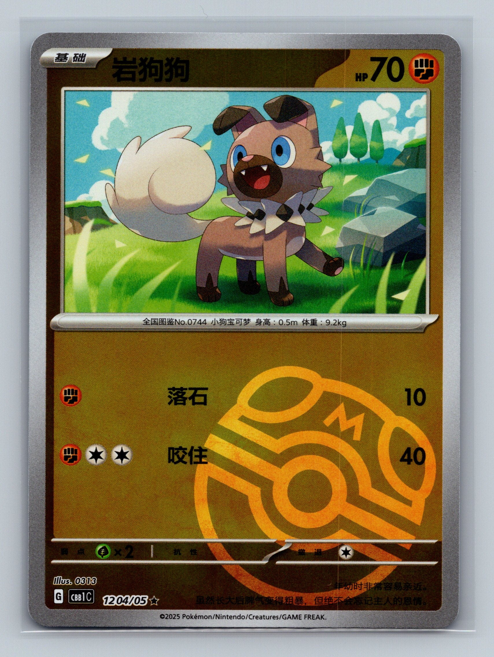Rockruff (Masterball) - 1204