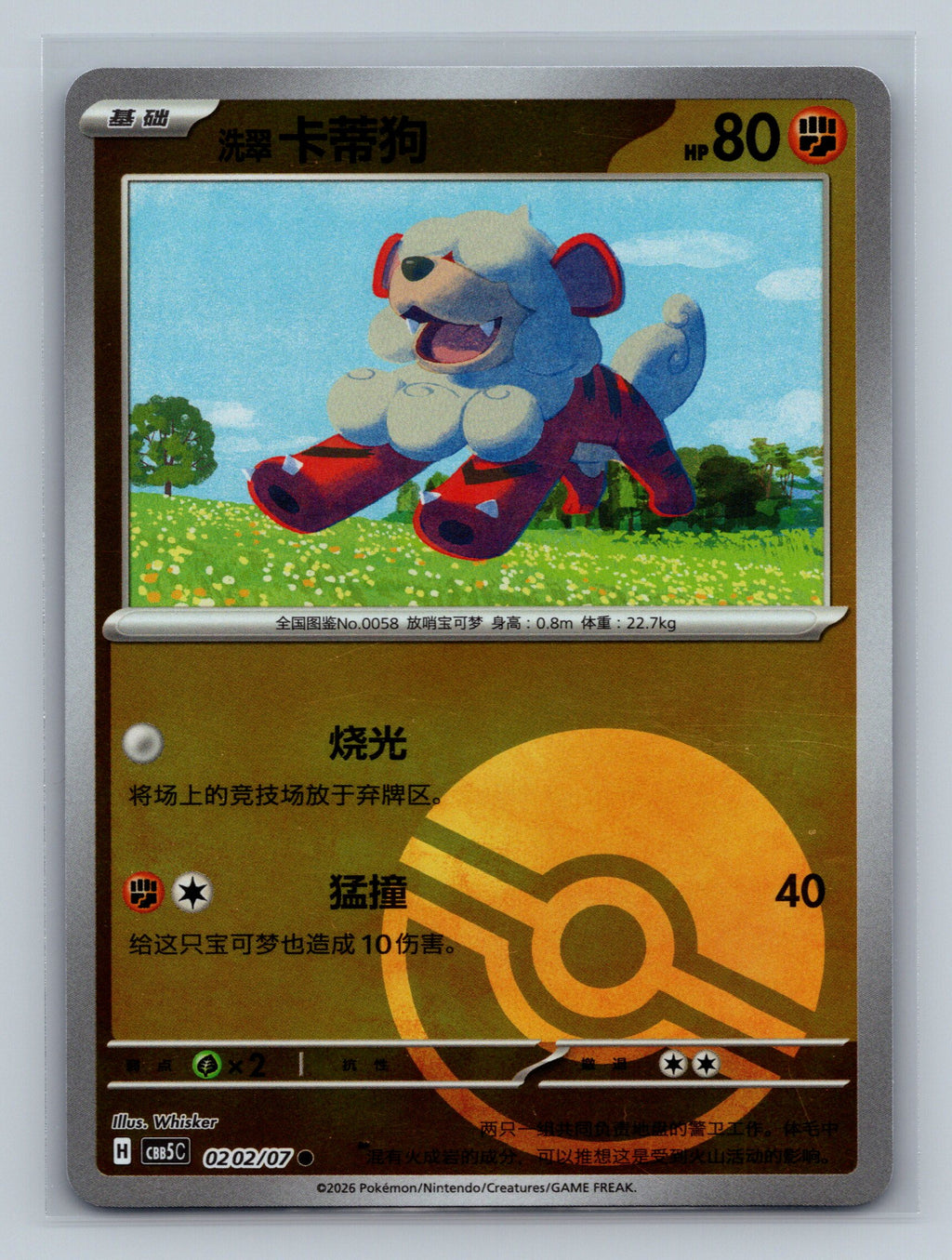 Hisuian Growlithe - 202