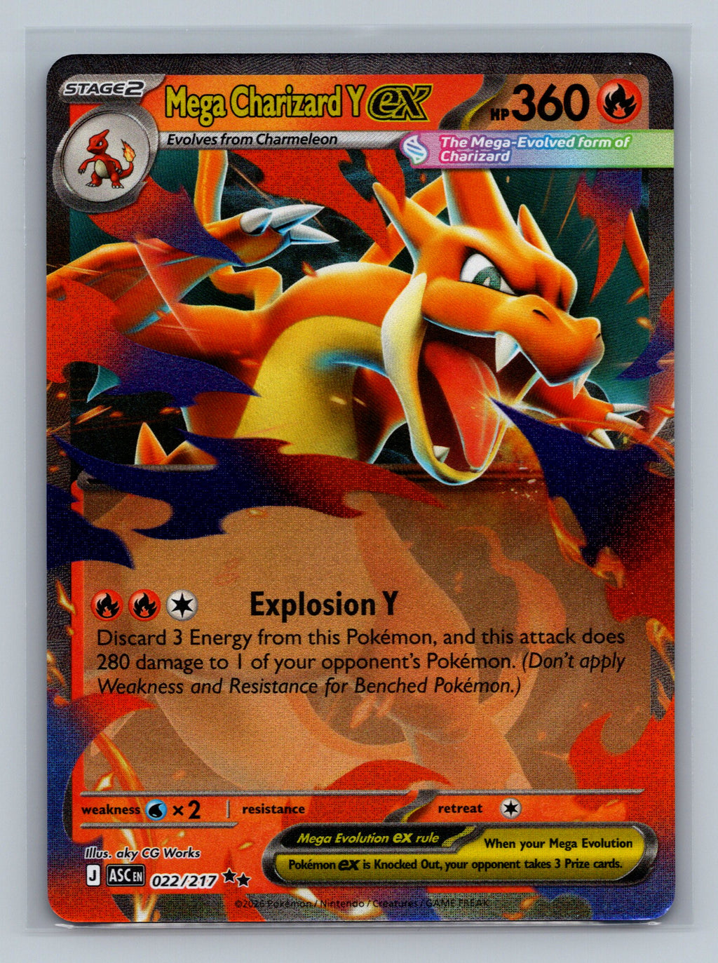 Mega Charizard Y ex - 022/217