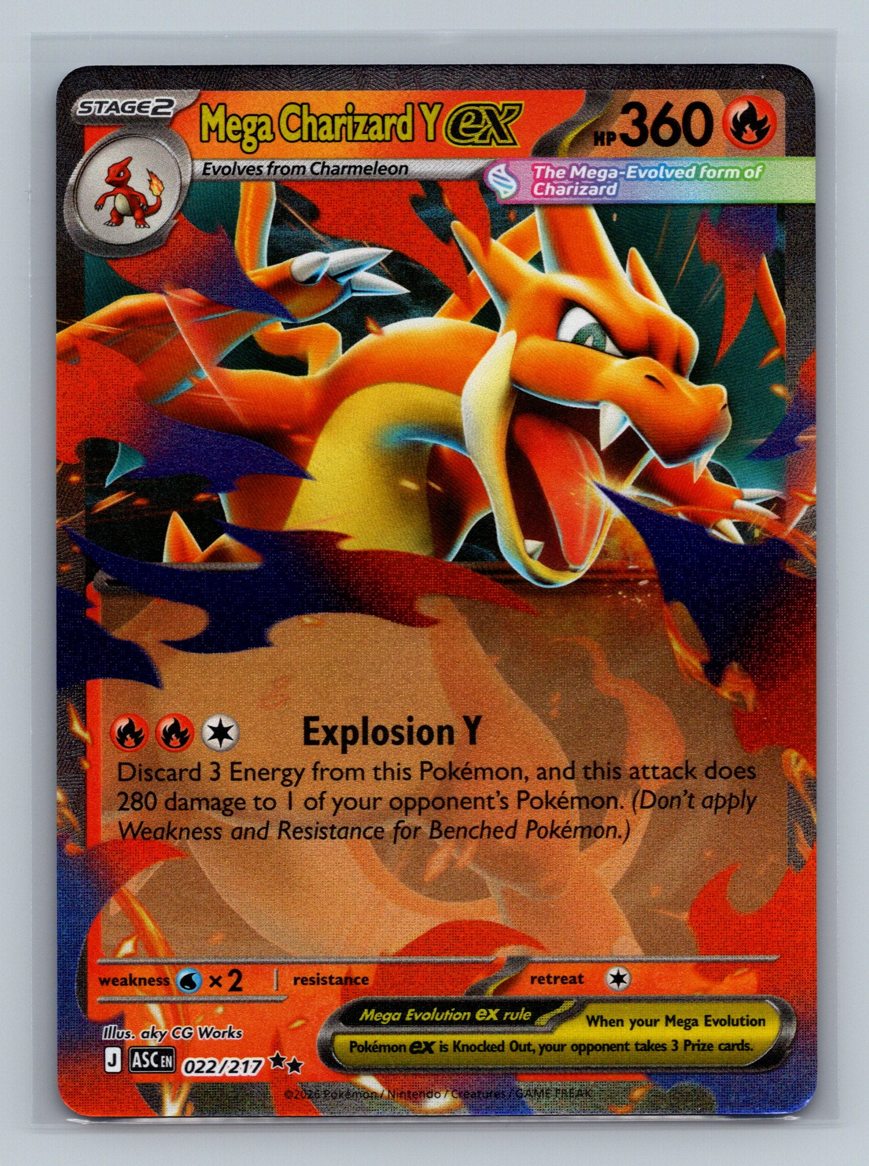 Mega Charizard Y ex - 022/217