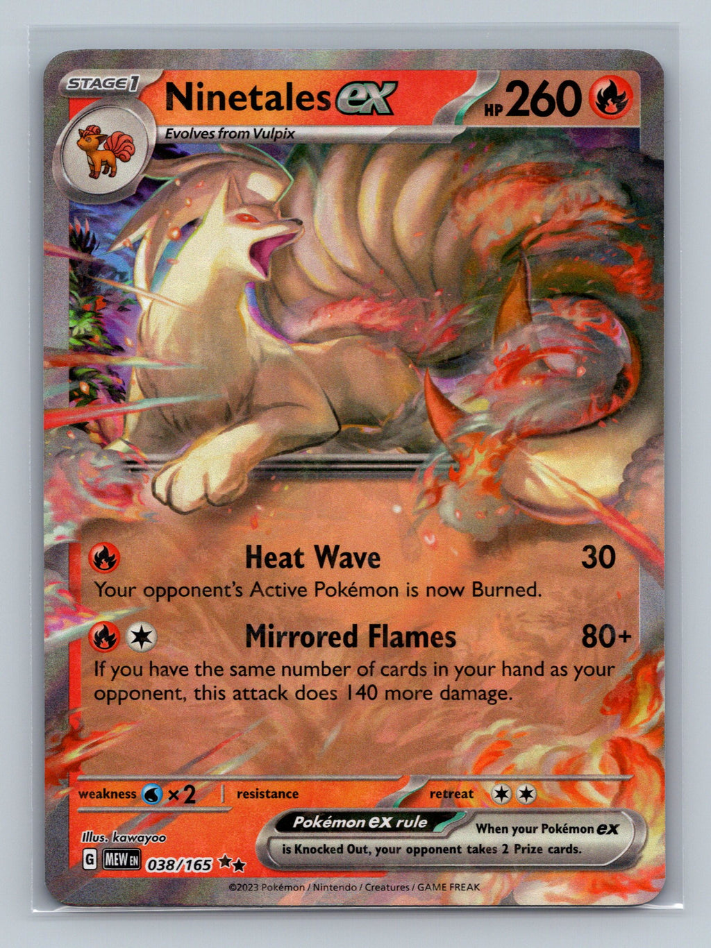 Ninetales ex - 038/165