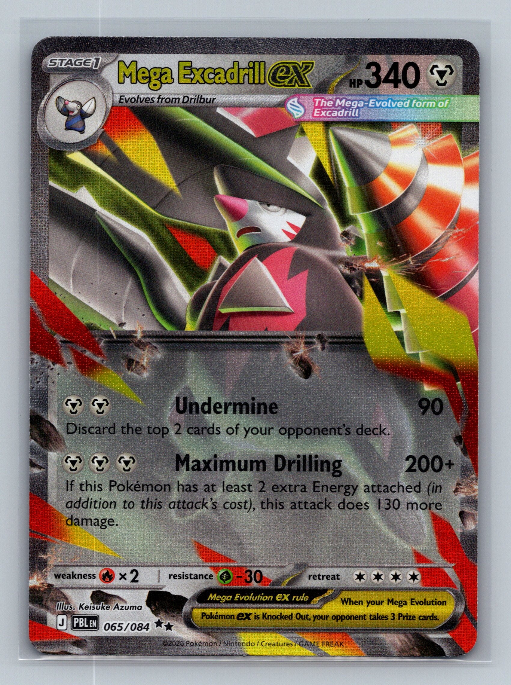 Mega Excadrill ex - 065/084
