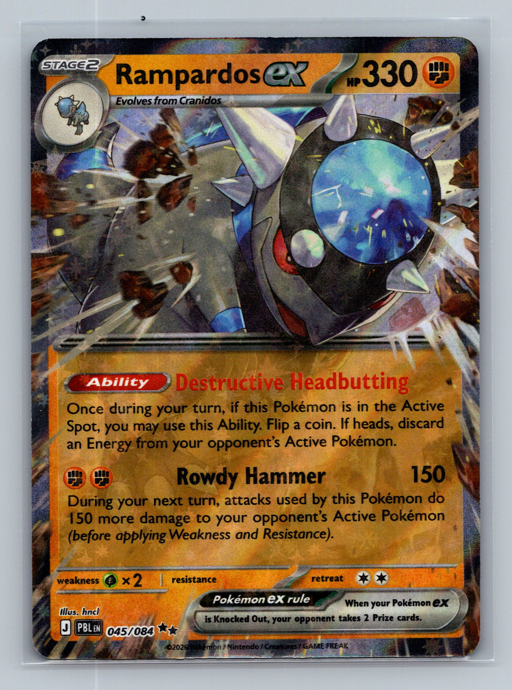 Rampardos ex - 045/084