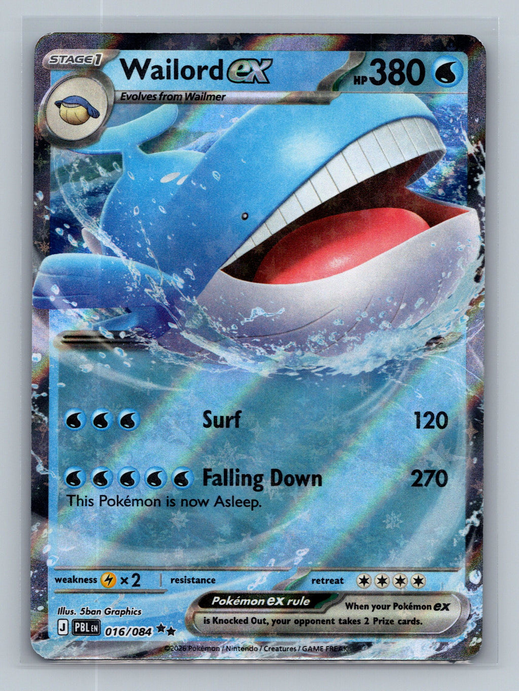 Wailord ex - 016/084