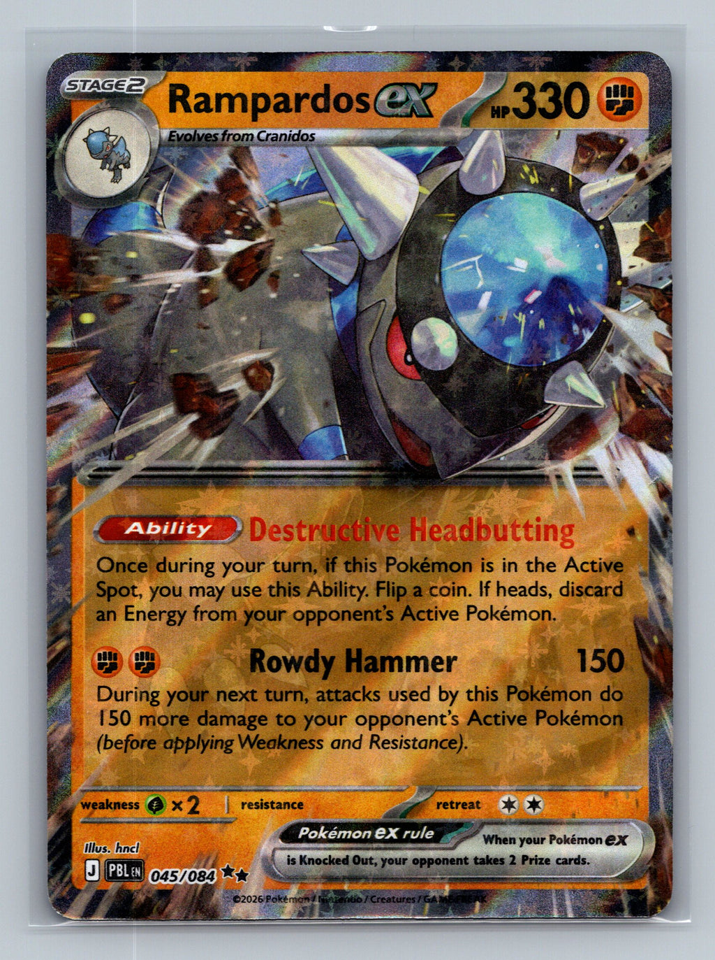 Rampardos ex - 045/084