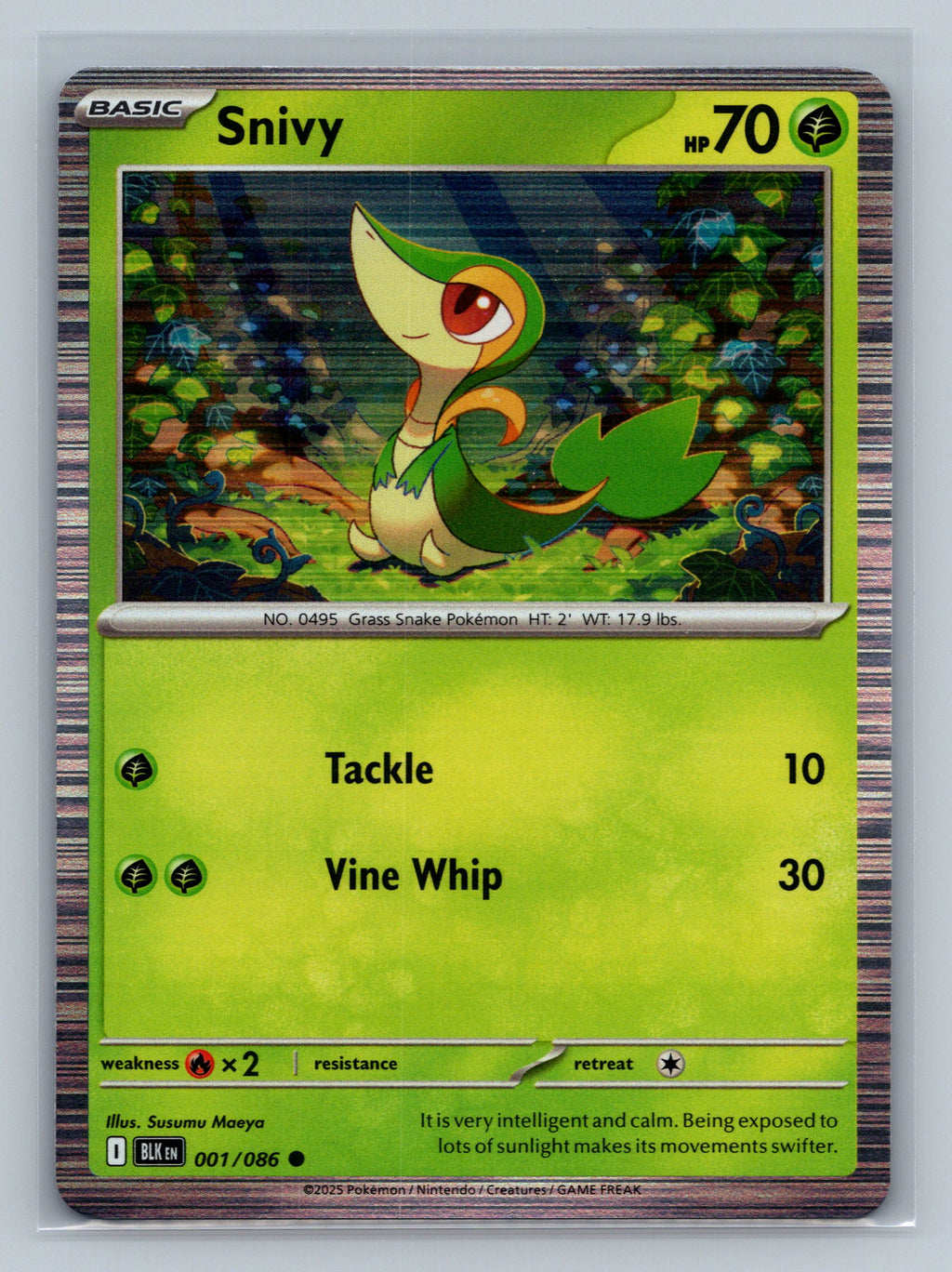 Snivy - 001/086 (Unova Poster Collection)