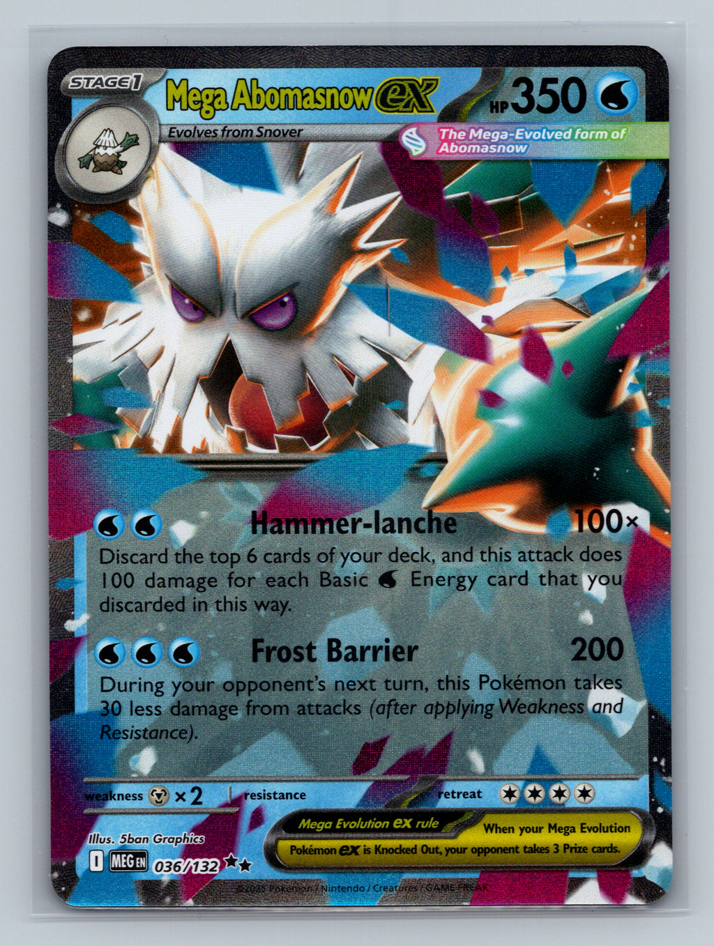 Mega Abomasnow ex - 036/132