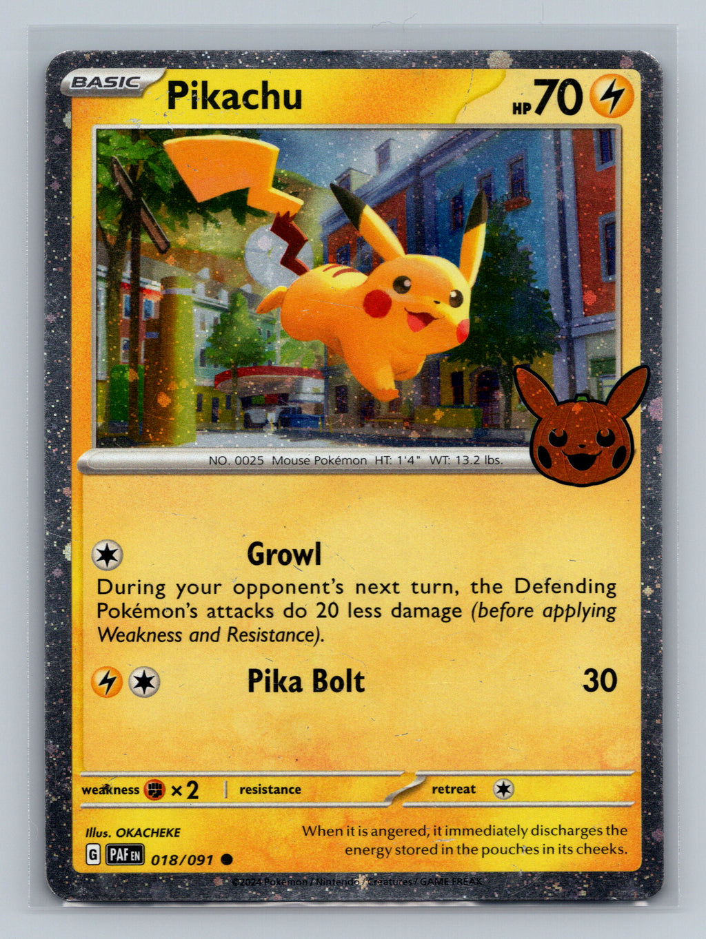 Pikachu - 018/091 (Cosmos Holo)