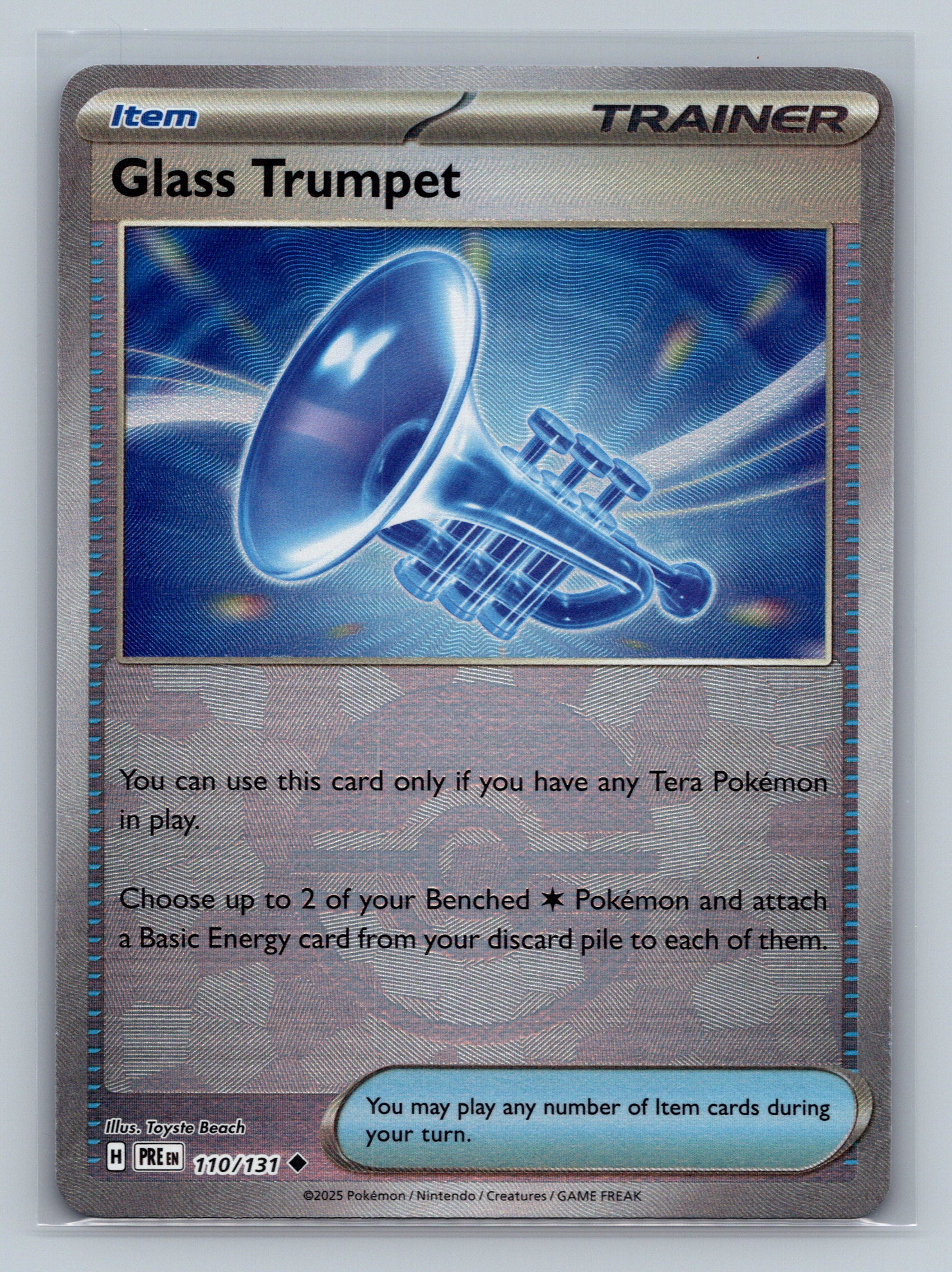 Glass Trumpet (Poke Ball Pattern)
