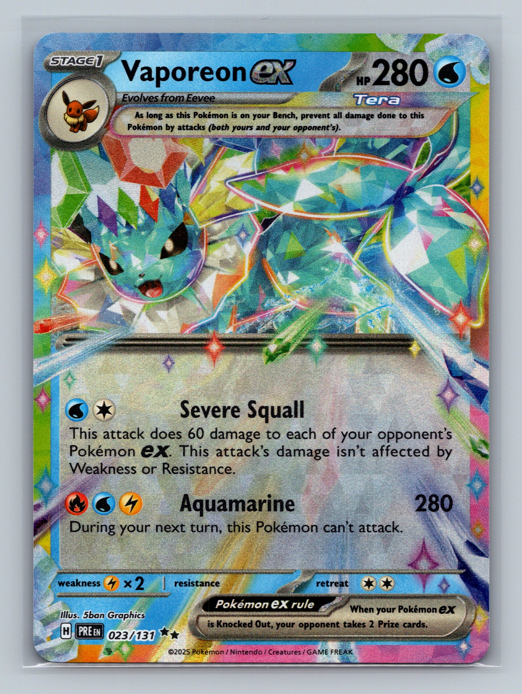 Vaporeon ex - 023/131