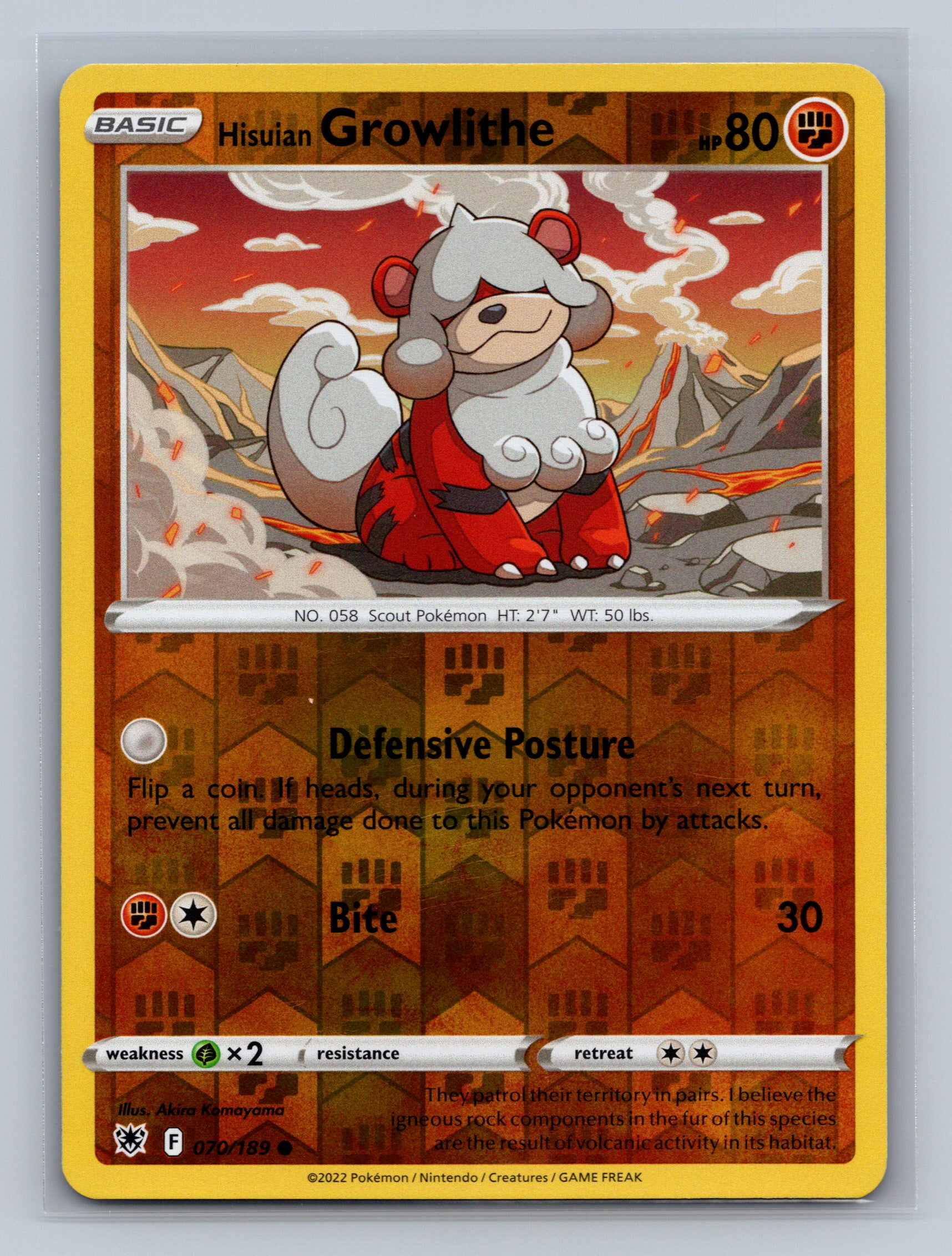 Hisuian Growlithe