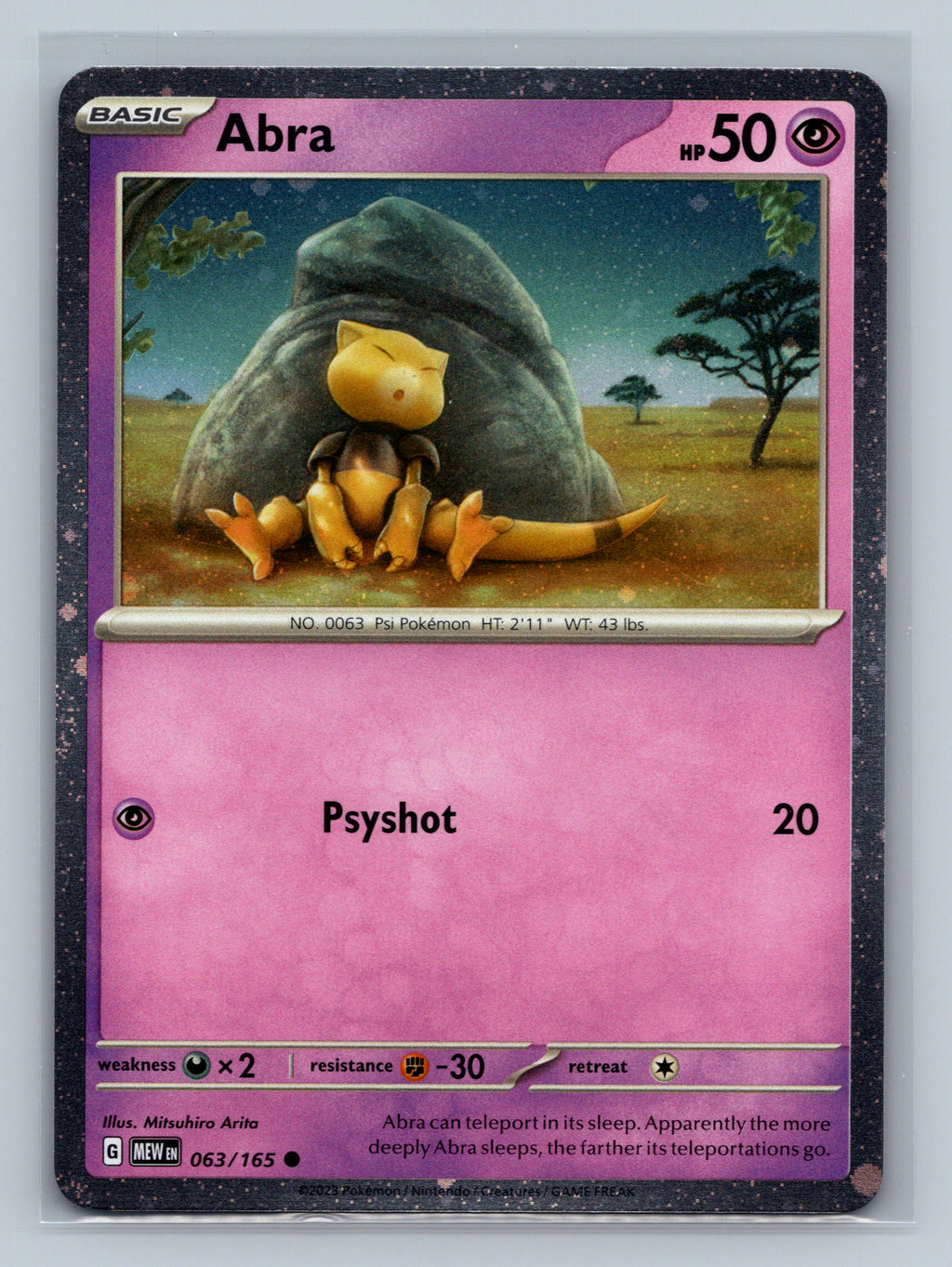 Abra - 063/165 (Cosmos Holo)