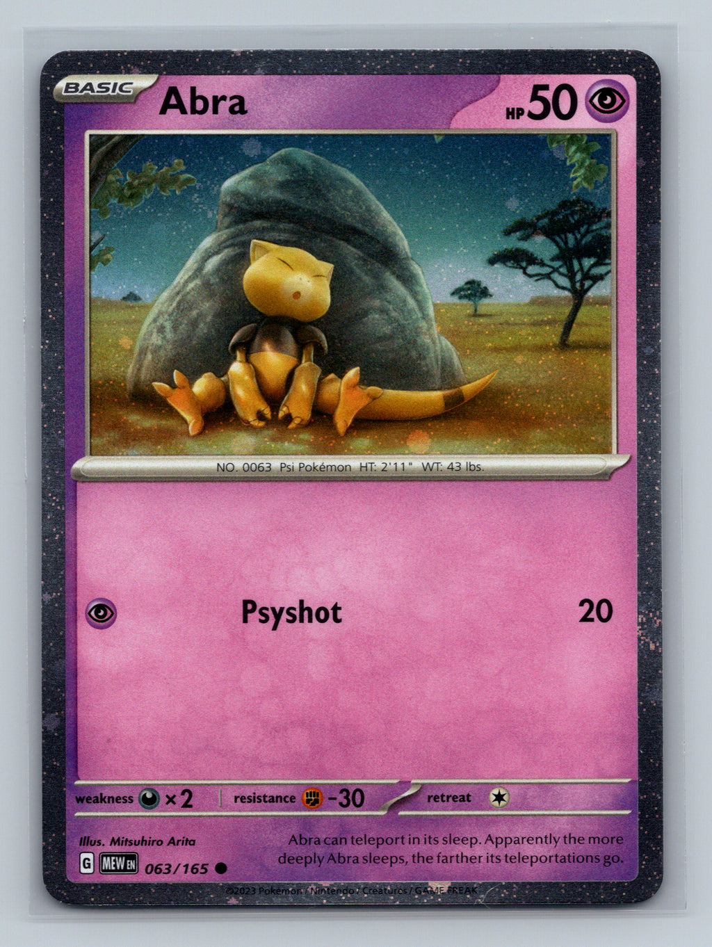 Abra - 063/165 (Cosmos Holo)