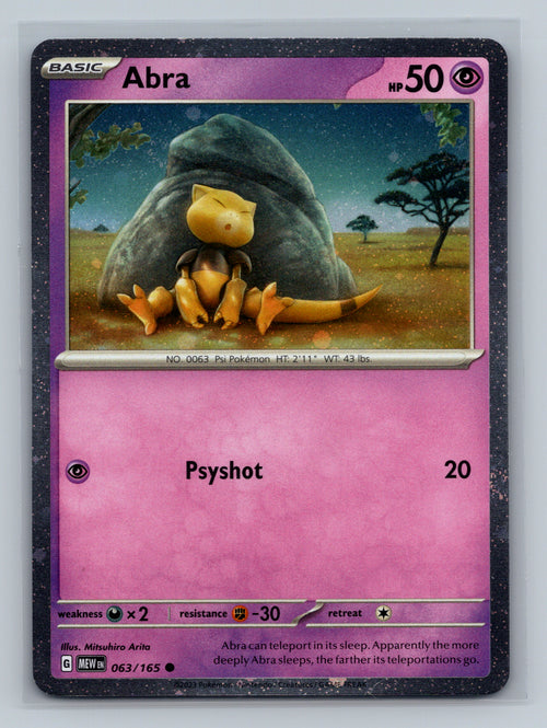 Abra - 063/165 (Cosmos Holo)