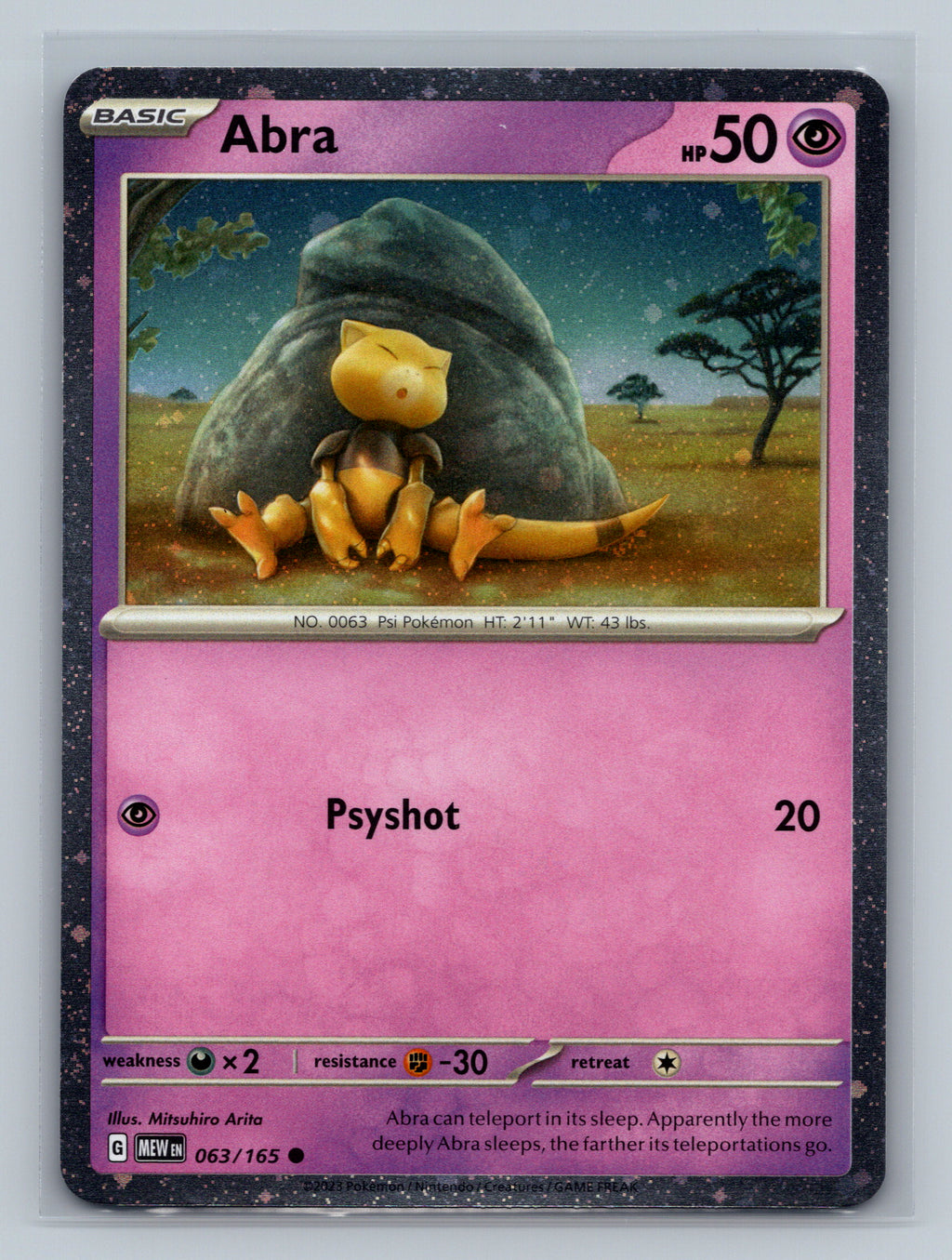 Abra - 063/165 (Cosmos Holo)
