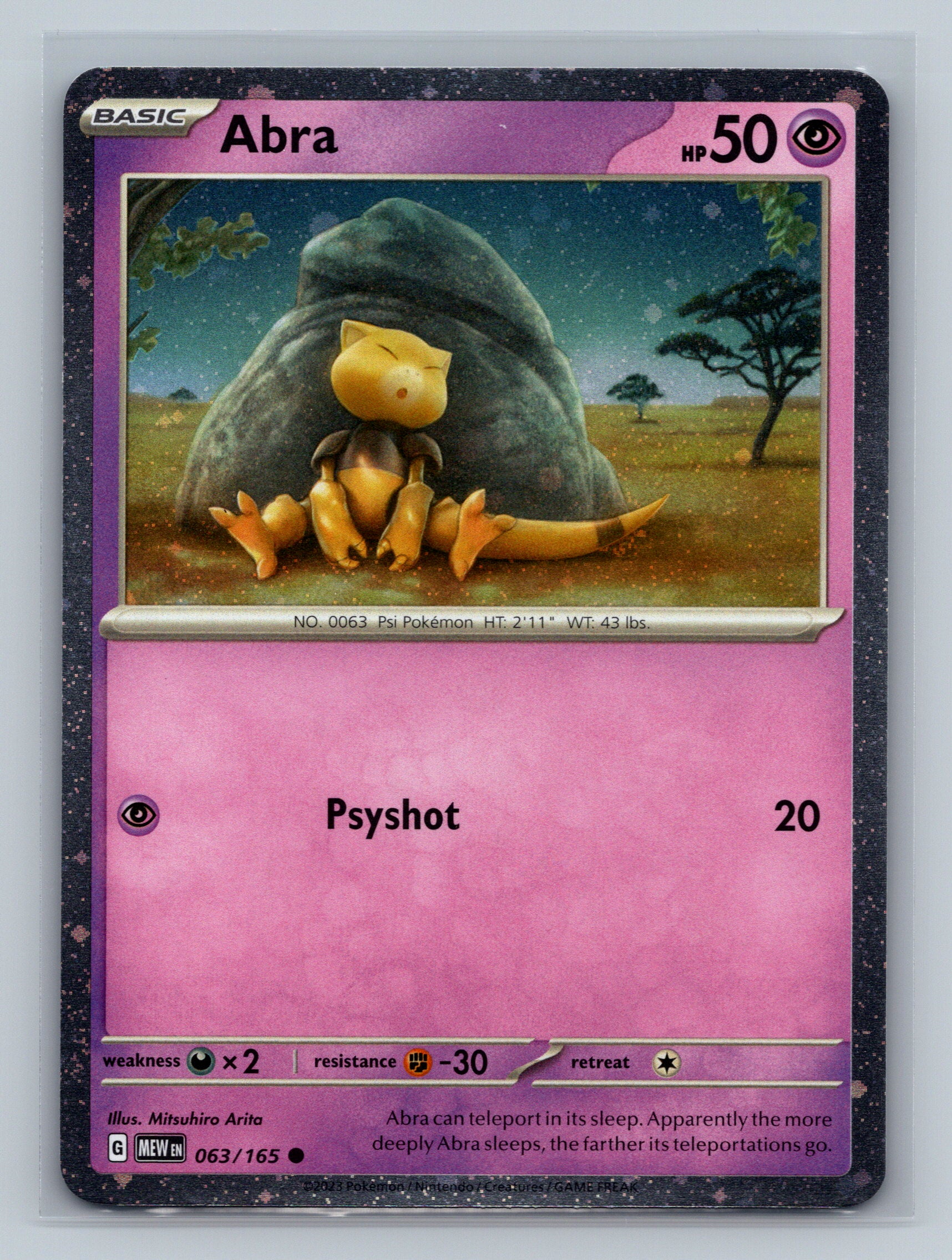 Abra - 063/165 (Cosmos Holo)