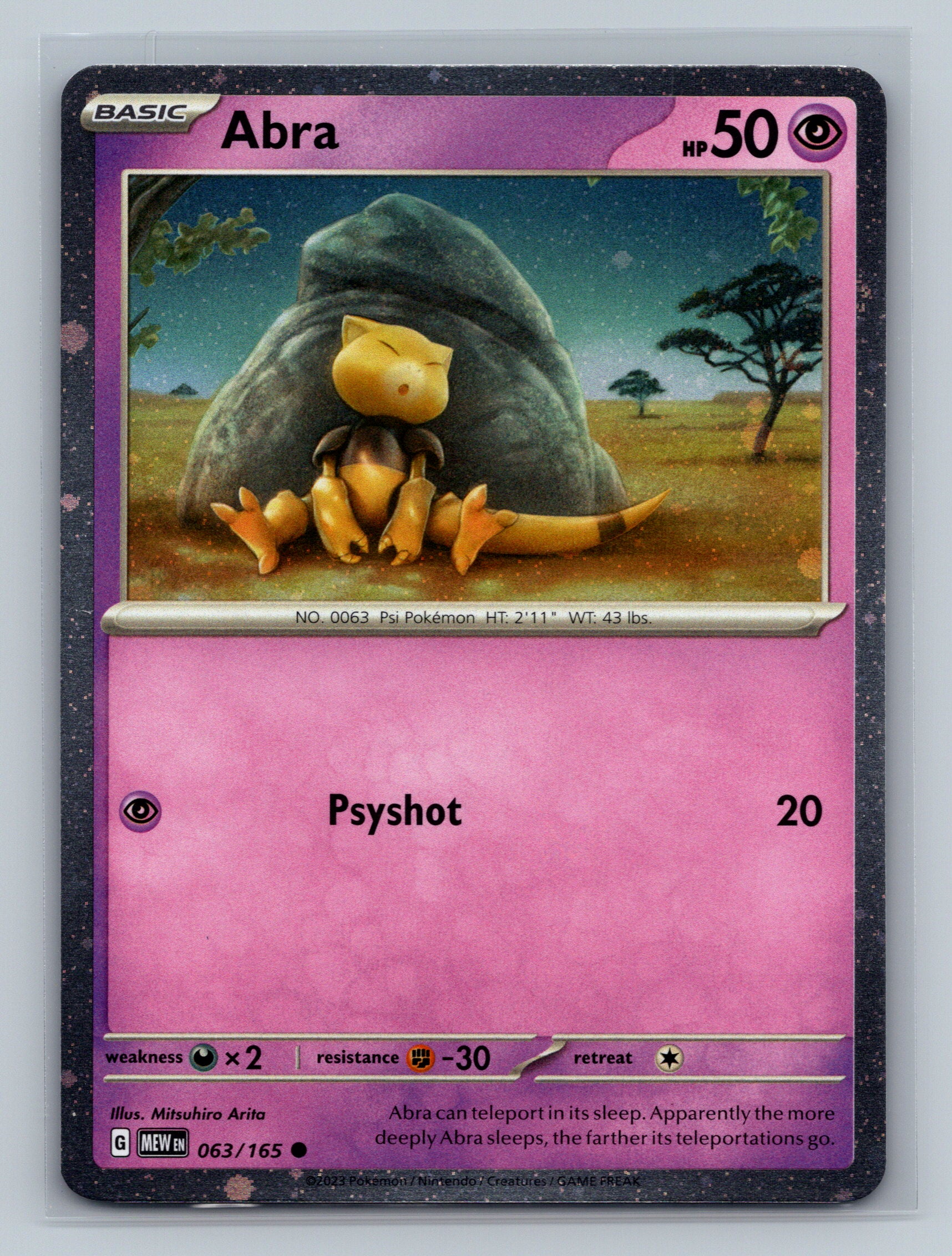 Abra - 063/165 (Cosmos Holo)