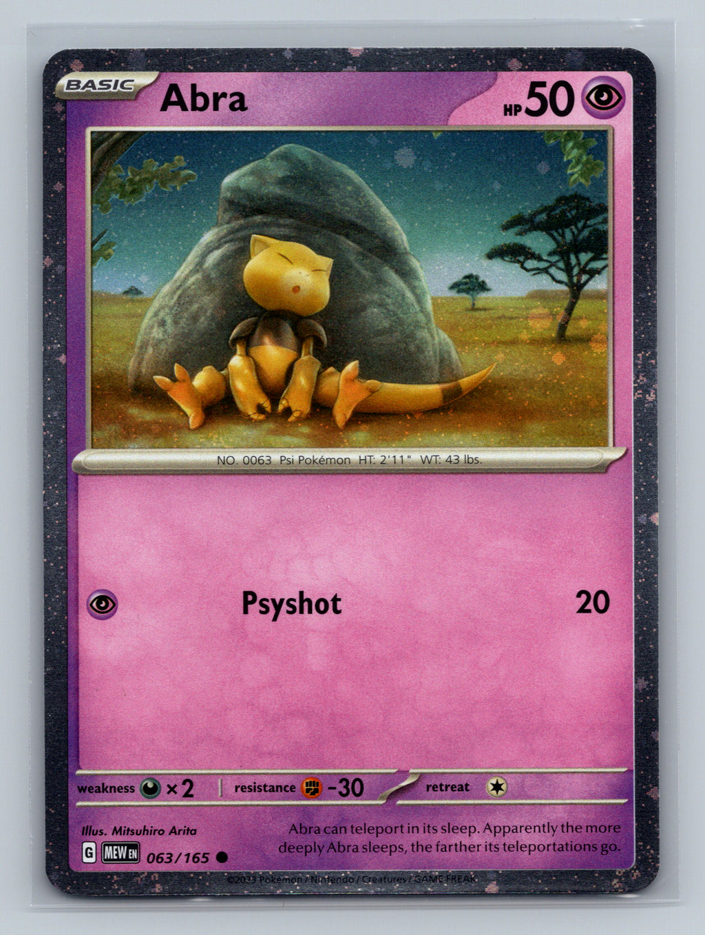 Abra - 063/165 (Cosmos Holo)