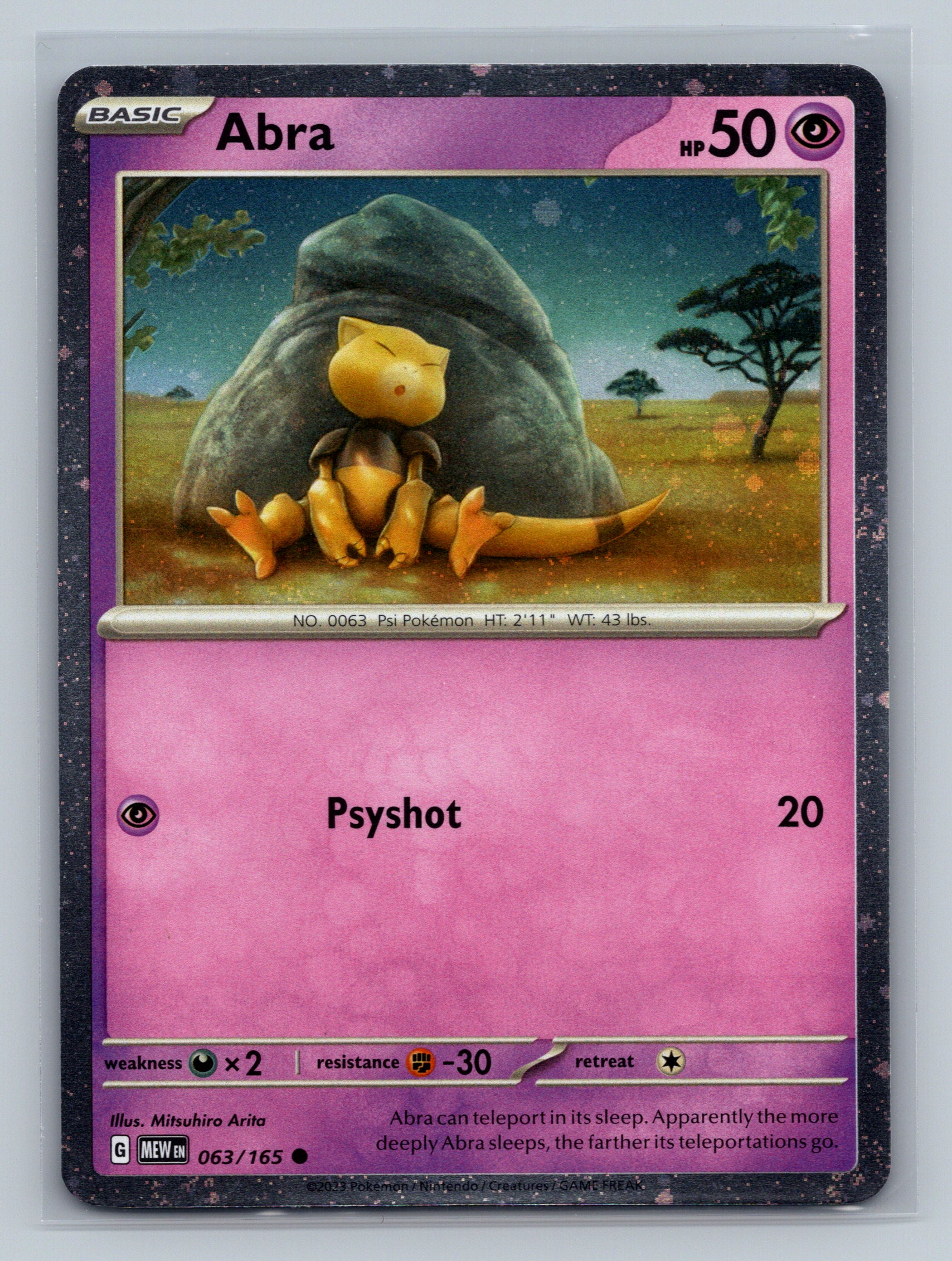 Abra - 063/165 (Cosmos Holo)