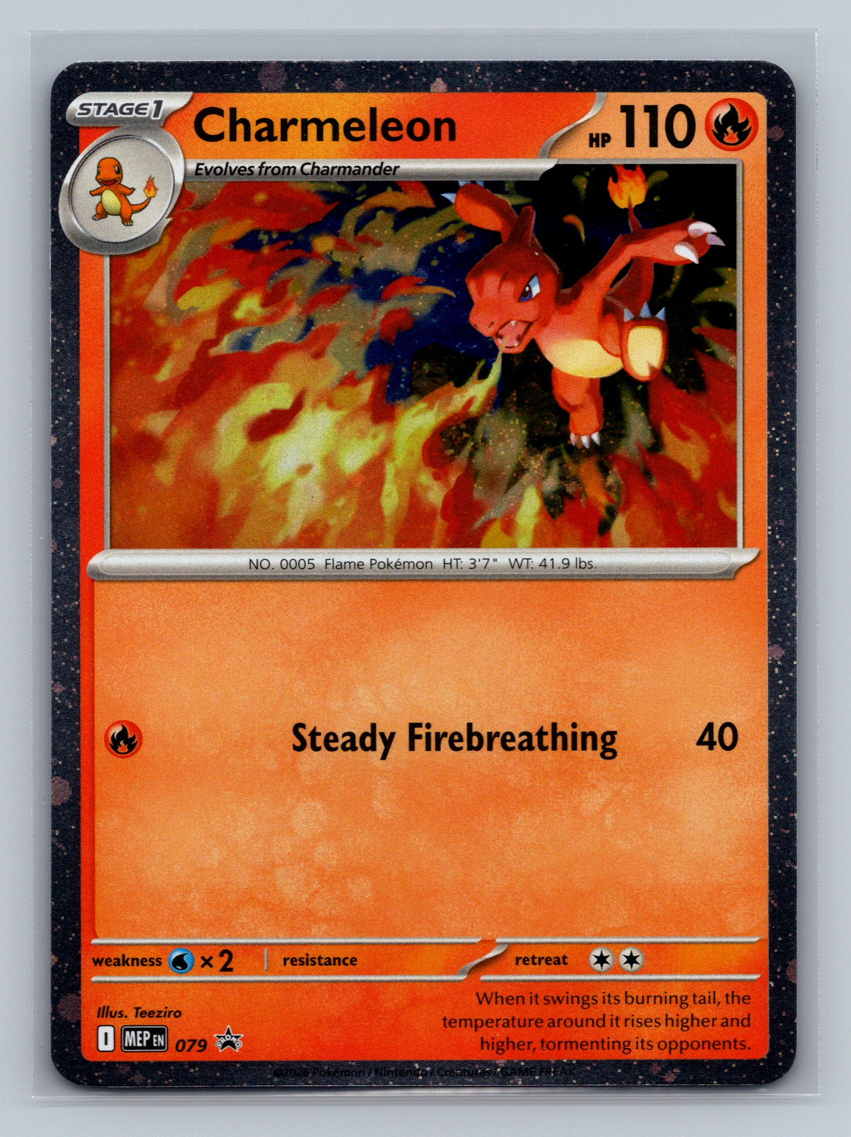 Charmeleon - 079 (Cosmos Holo)