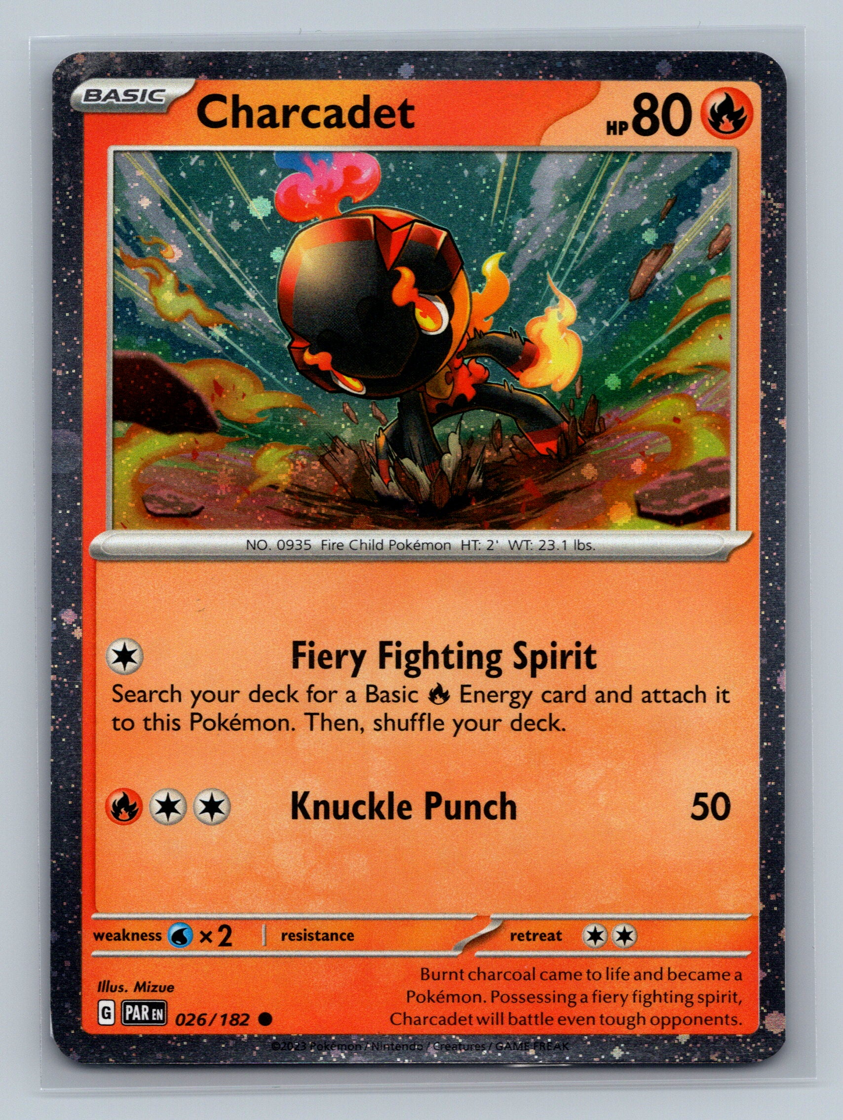 Charcadet - 026/182 (Cosmos Foil)